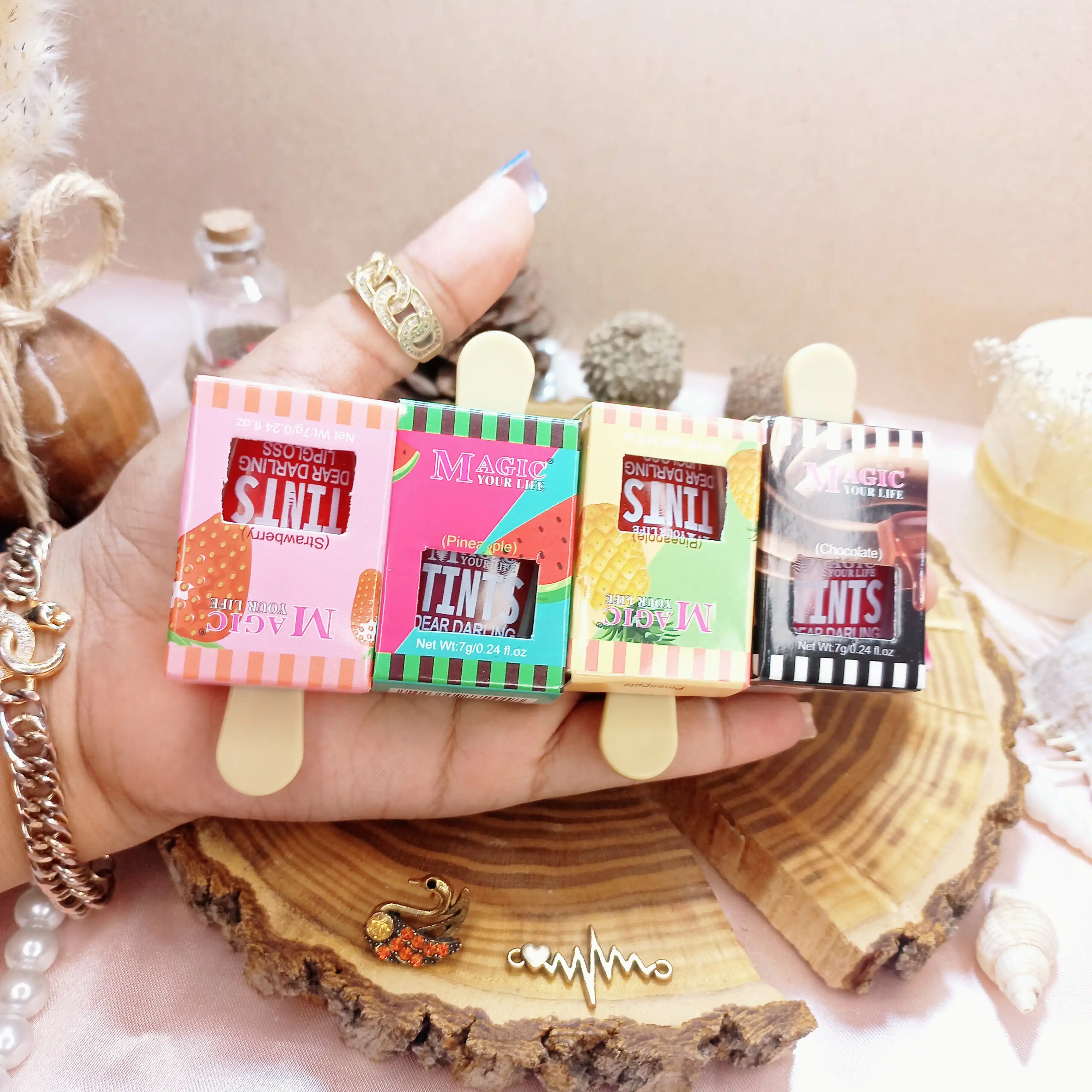 تینت لب طرح بستنی‌ مجیک کد LC8021