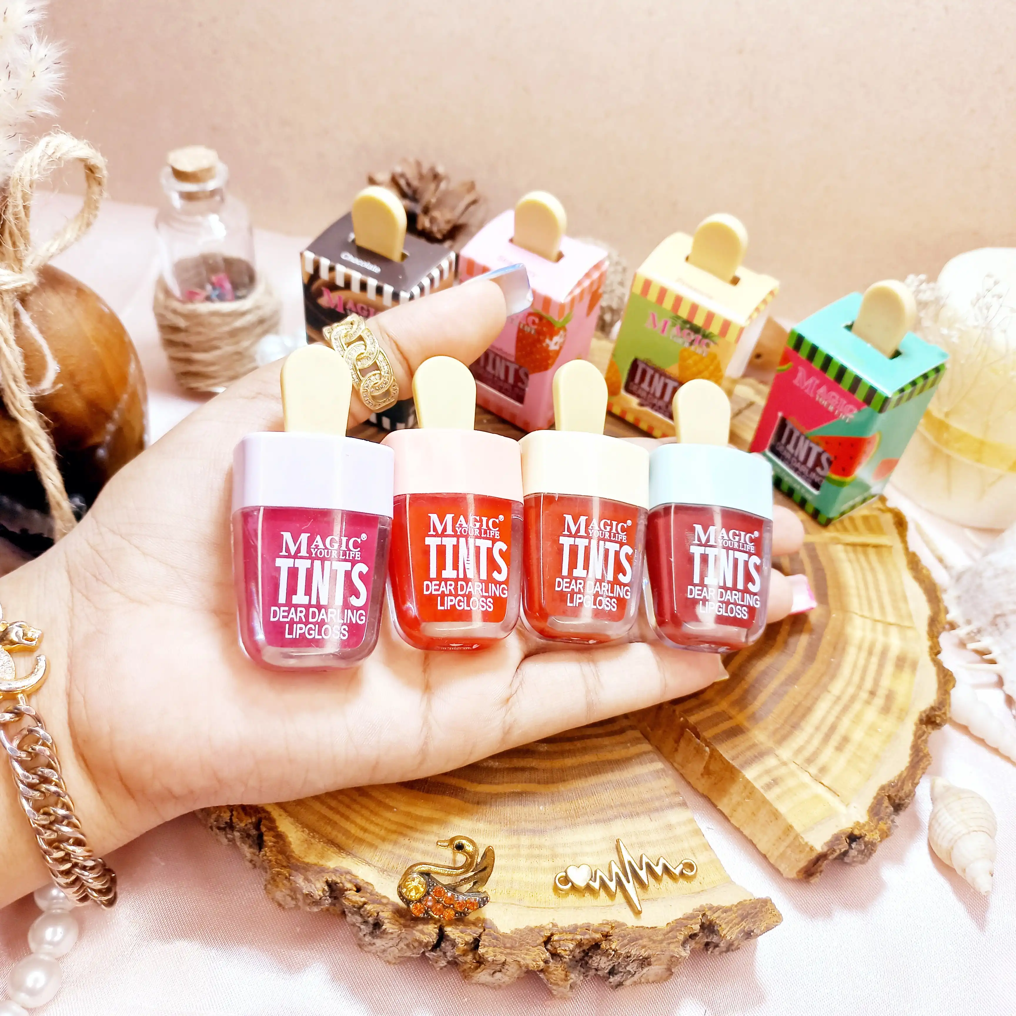 تینت لب طرح بستنی‌ مجیک کد LC8021