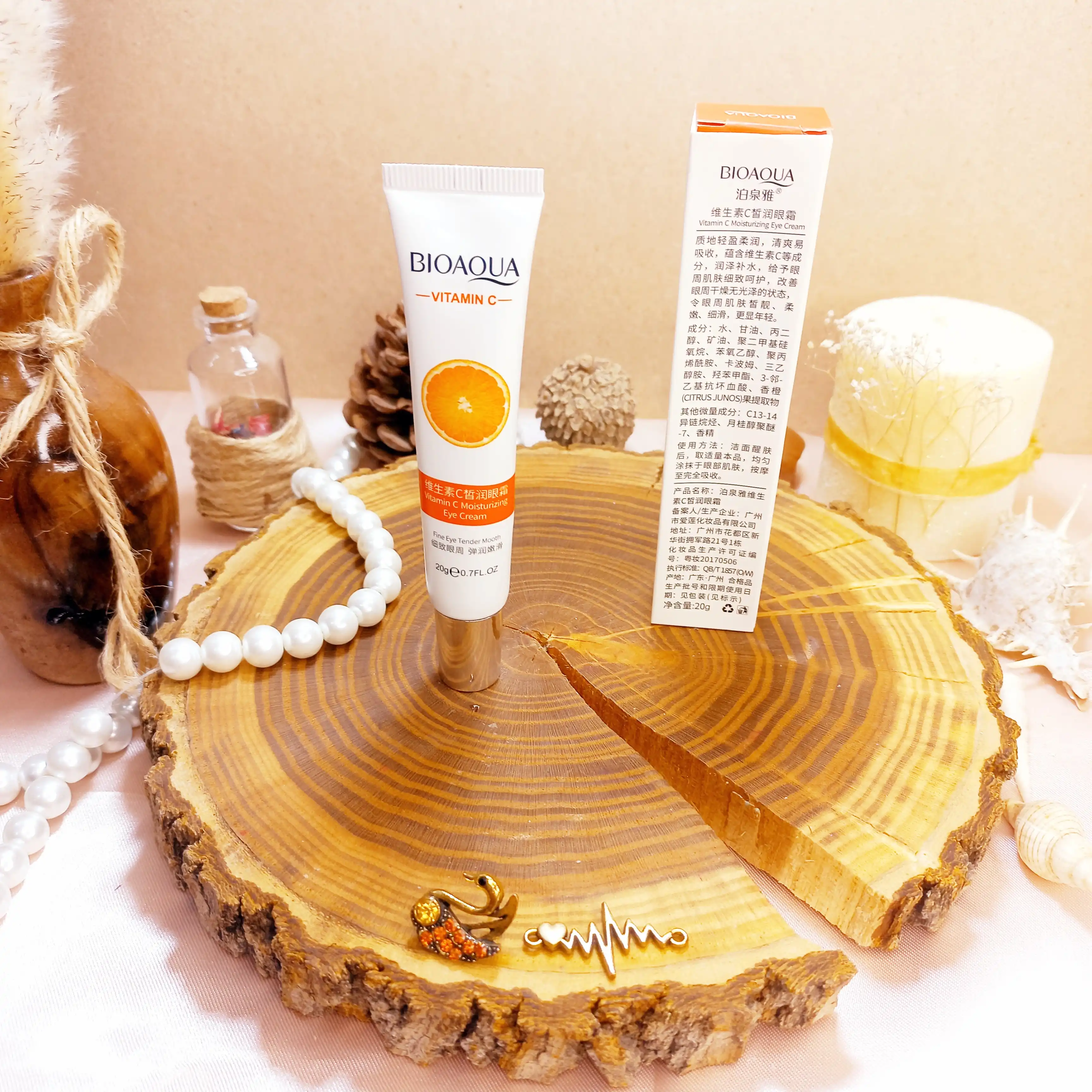 کرم دور چشم ویتامین سی بیواکوا حجم 20 گرم