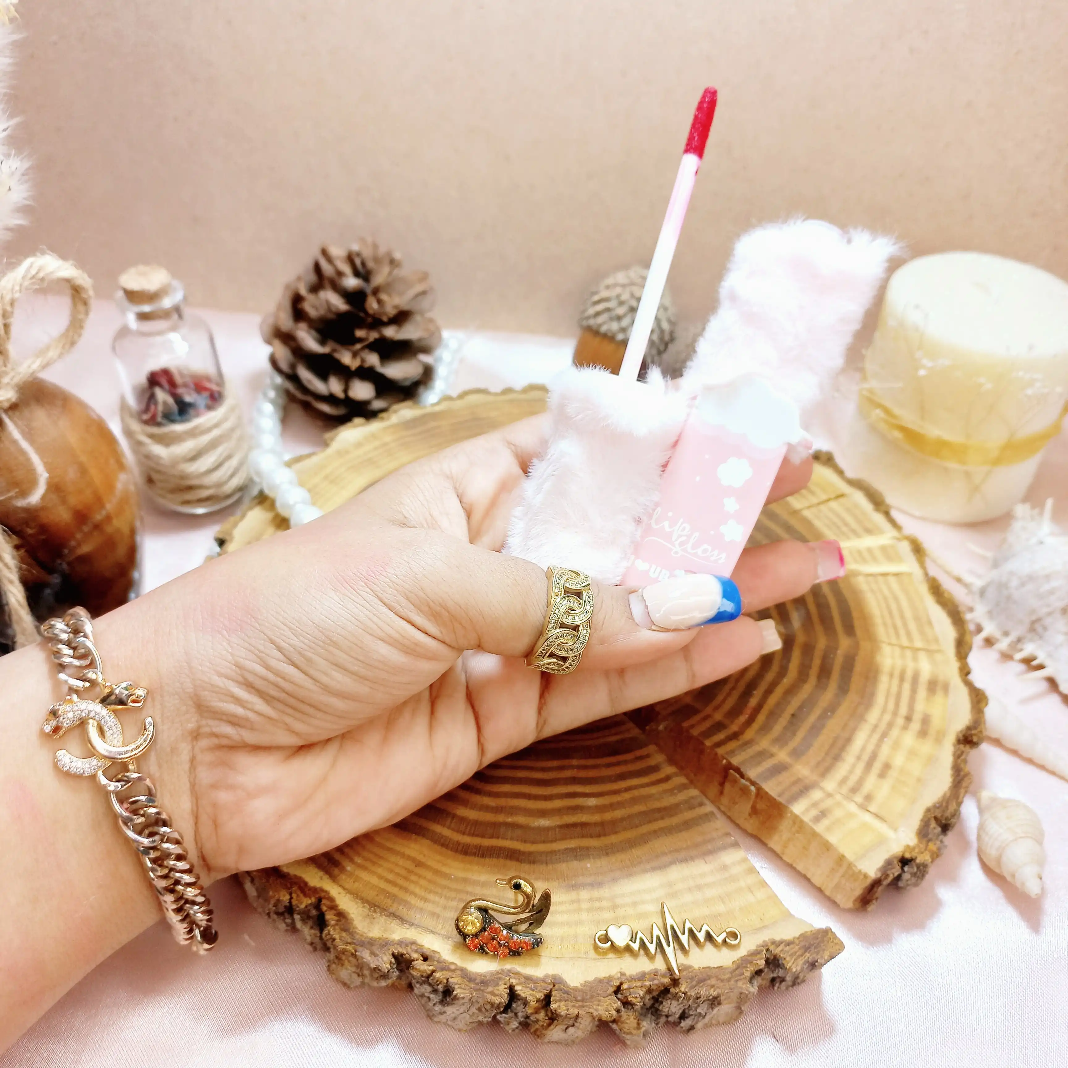 رژ لب مایع پشمالو صورتی اسب تک شاخ آی لاو یو بیوتی کد 2