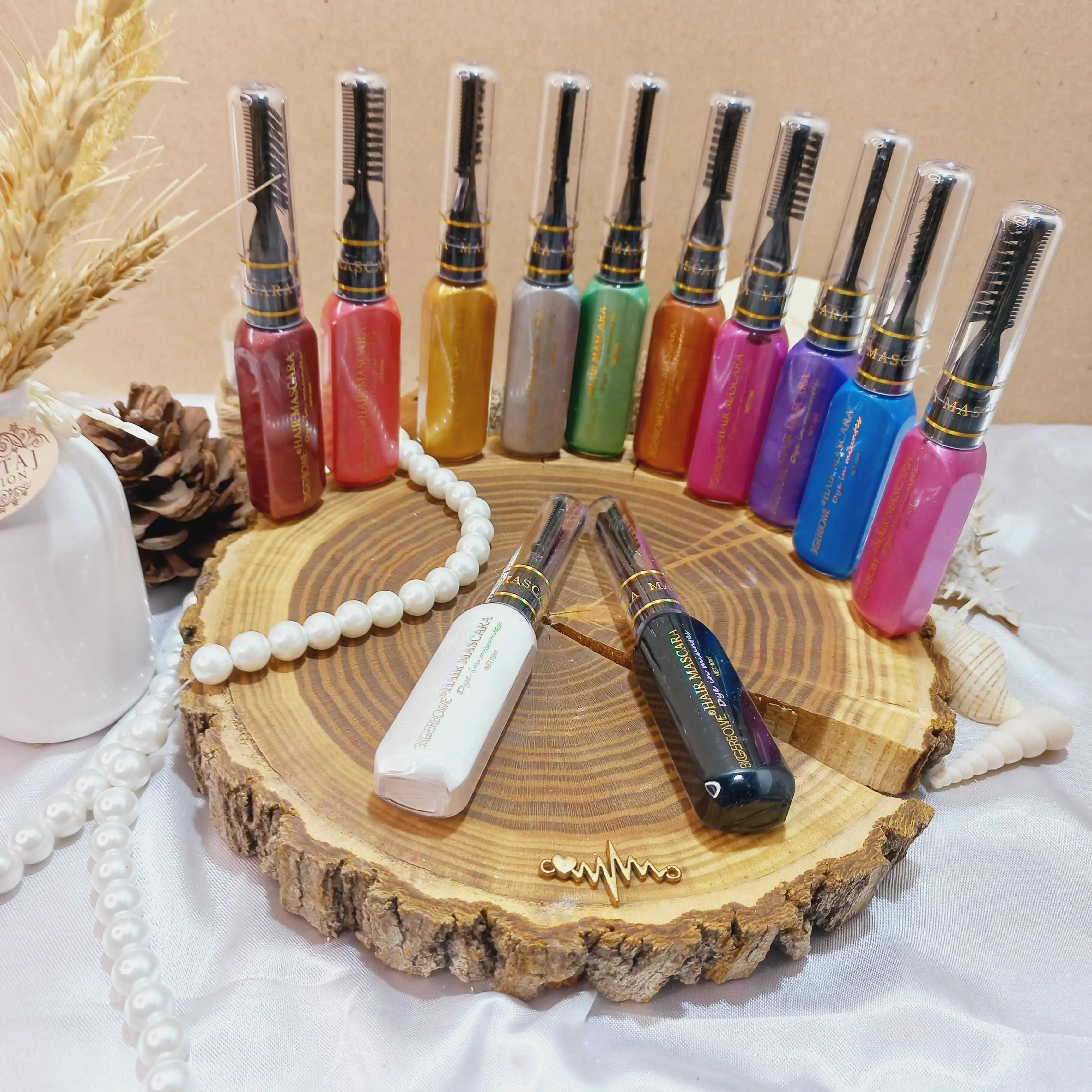 پک ریمل مو 12 رنگ بیگر بوئی کد 1005