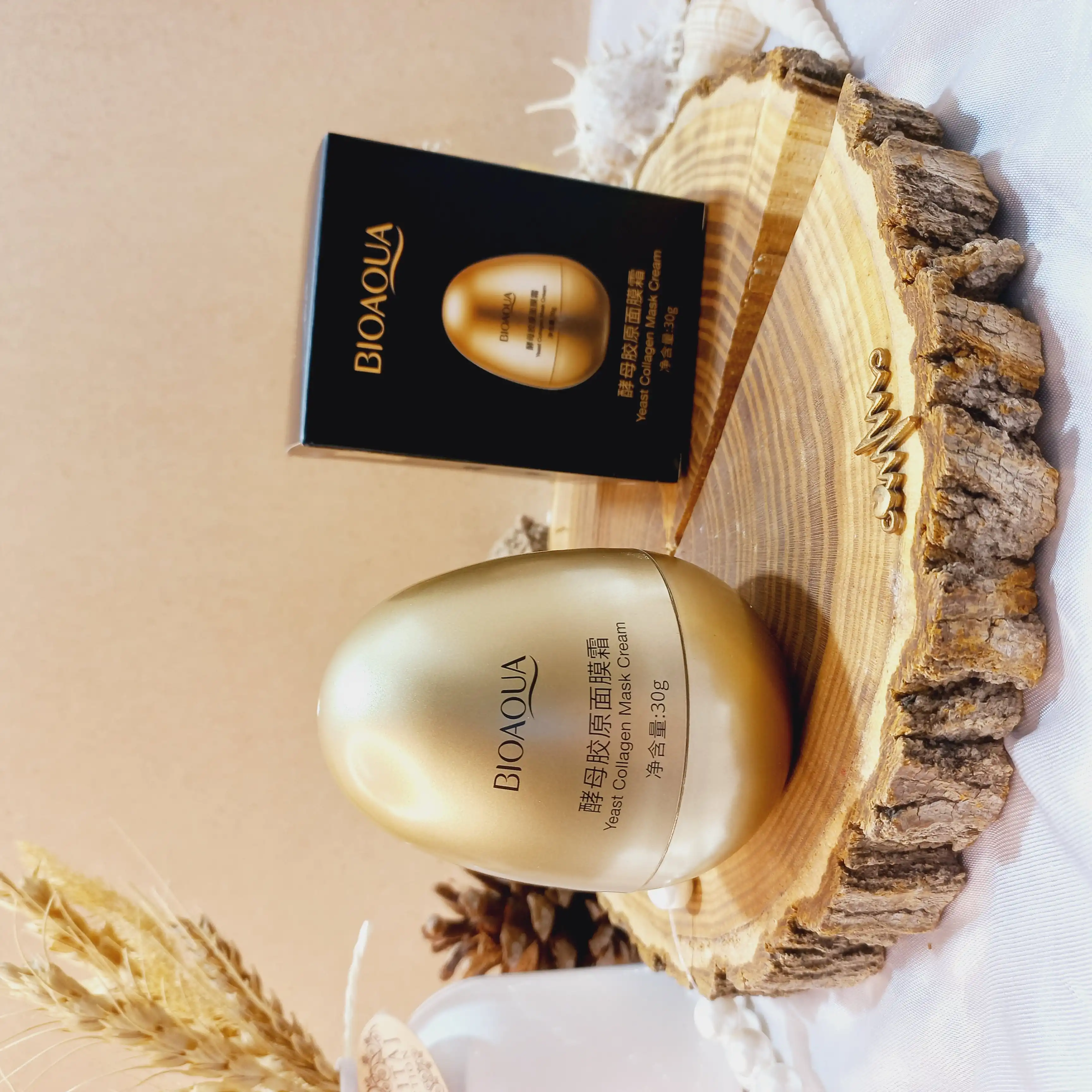 کرم ماسک کلاژن ساز تخم مرغی بیوآکوا BIOAQUA کد BQY56738