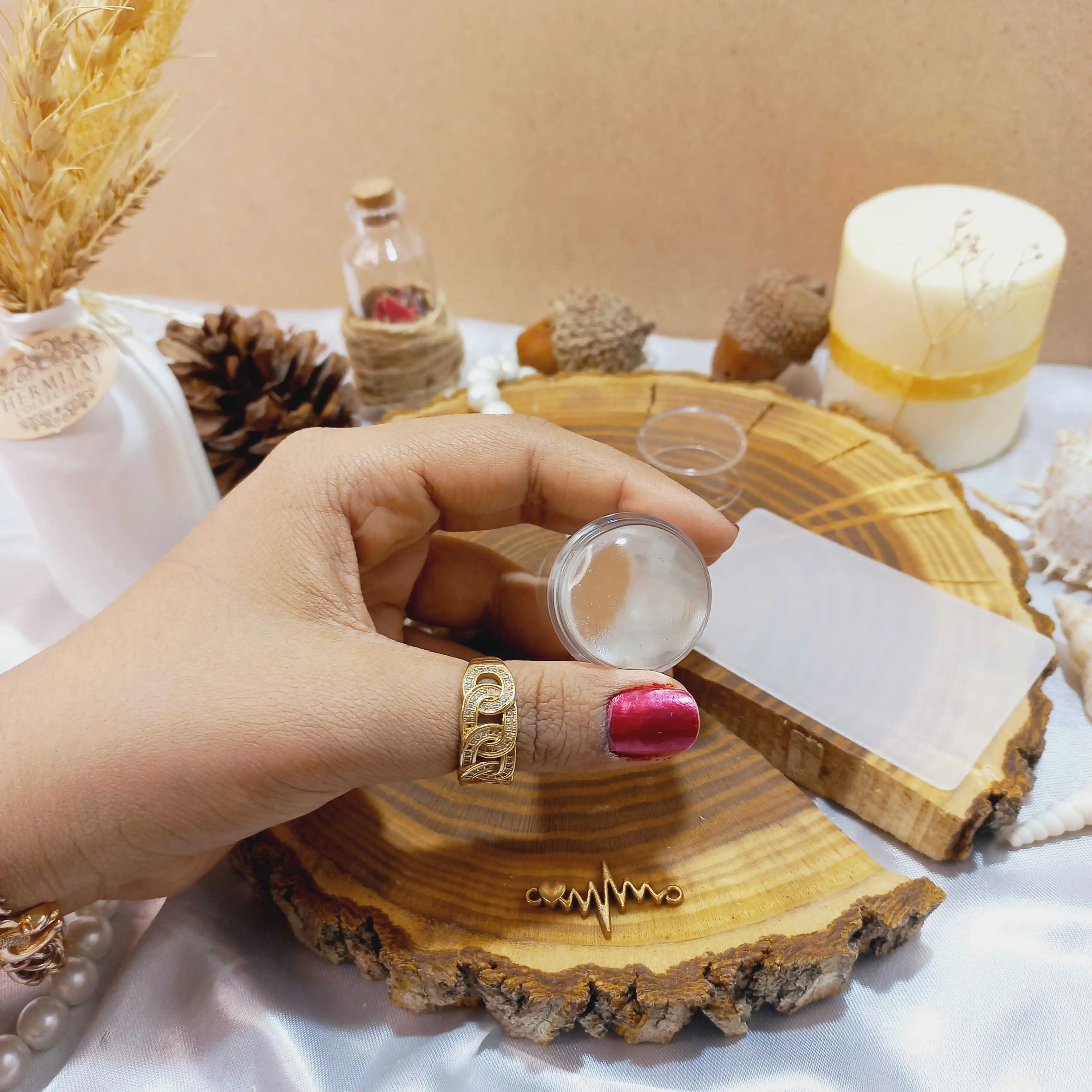 مهر ناخن سیلیکونی سایز بزرگ مناسب فرنچ کلاسیک اورجینال اصلی