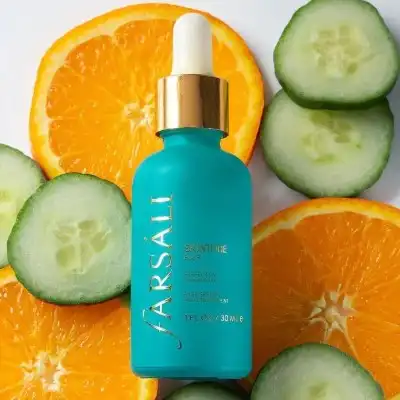 سرم و پرایمر روشن کننده و آبرسان فارسالی سبز مدل skintune blur