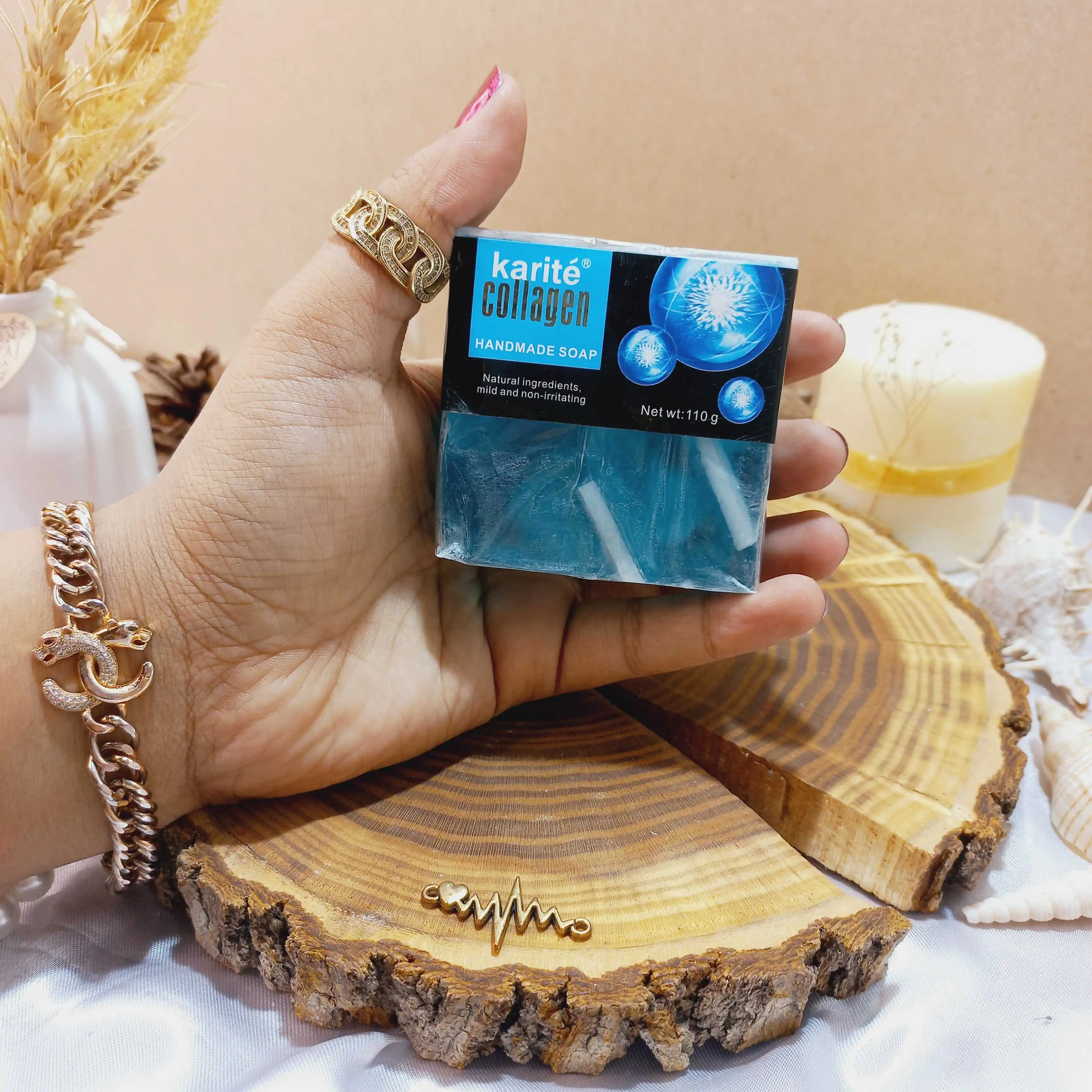 صابون های خاص و دست ساز کلاژن کاریته Karite