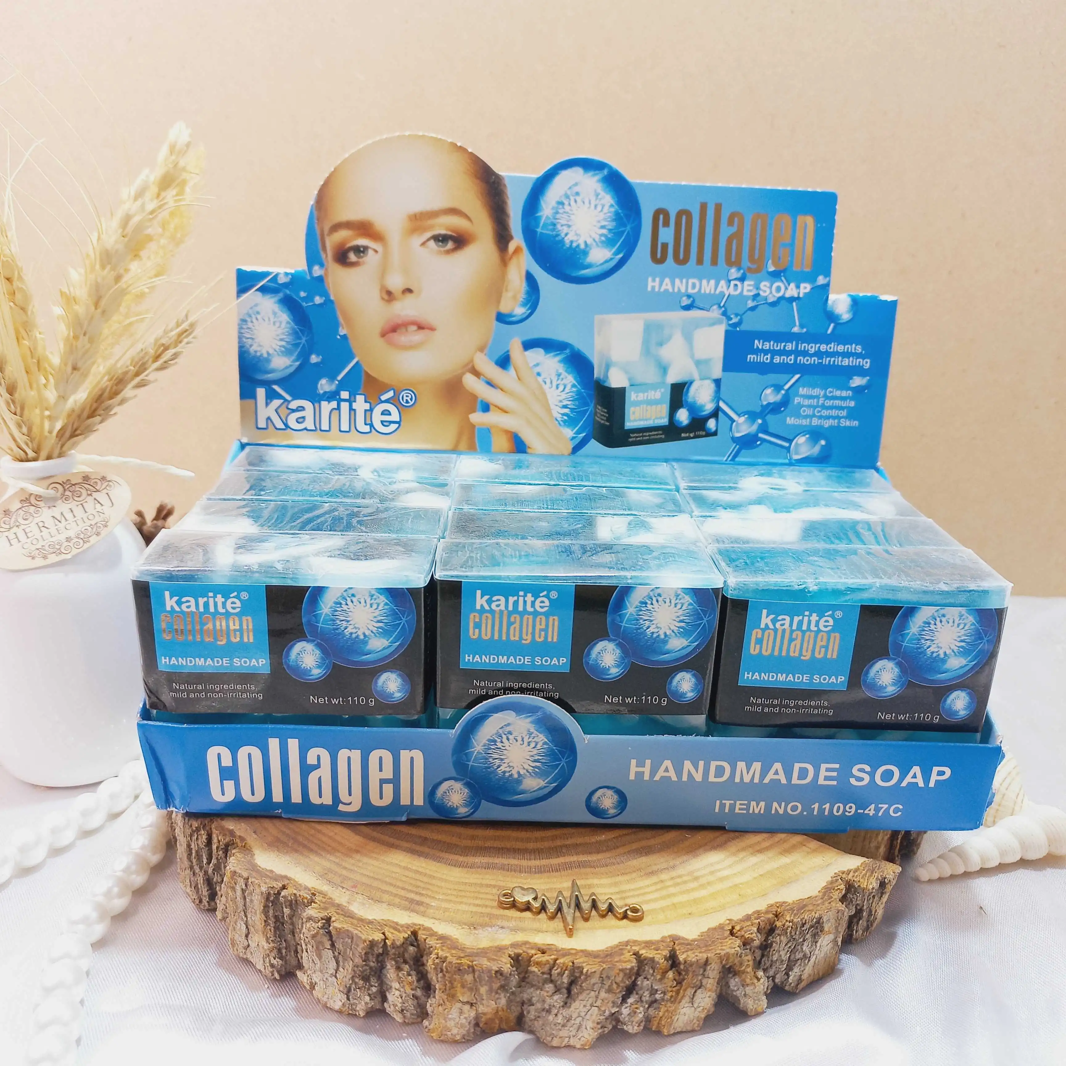 صابون های خاص و دست ساز کلاژن کاریته Karite
