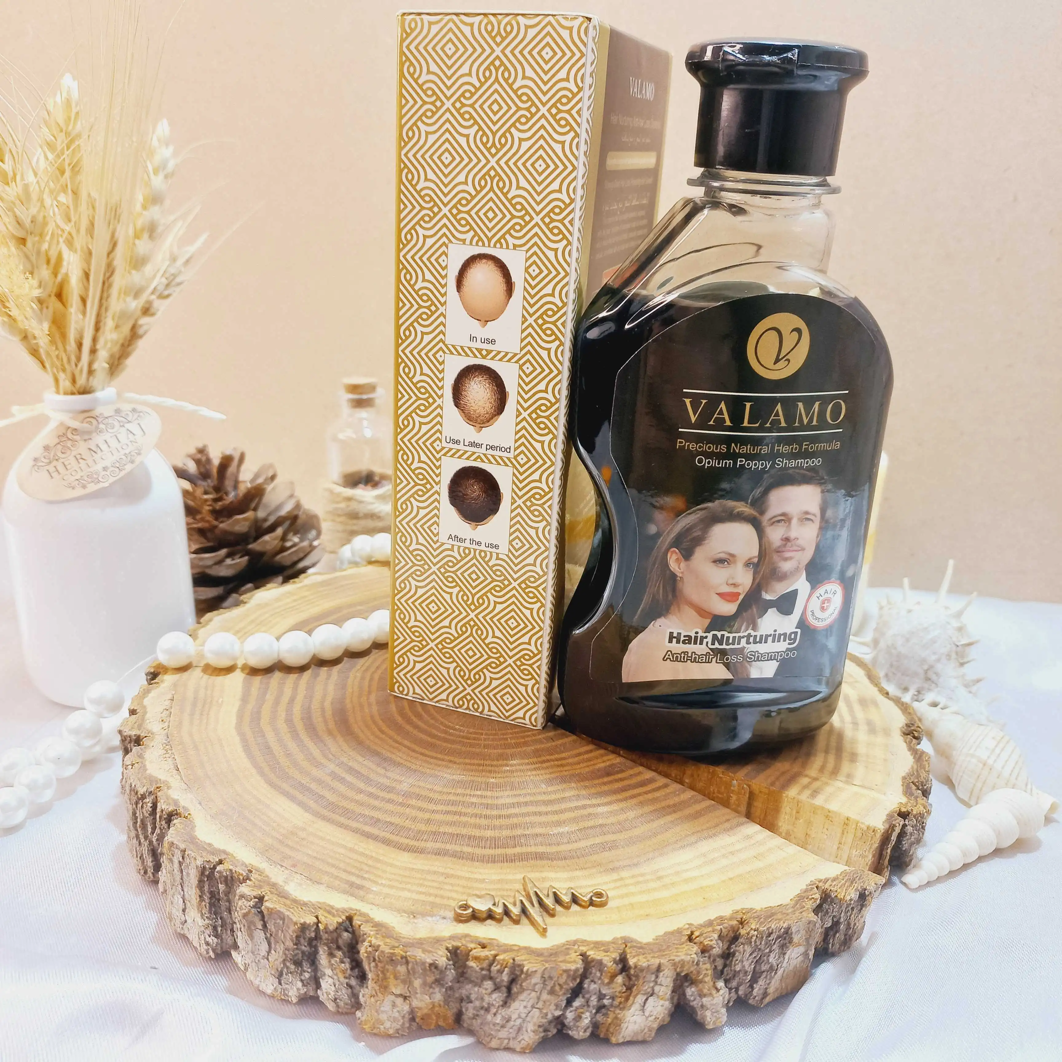 شامپو تریاک ضد ریزش مو والمو حجم 270 میل اصلی ساخت ایتالیا