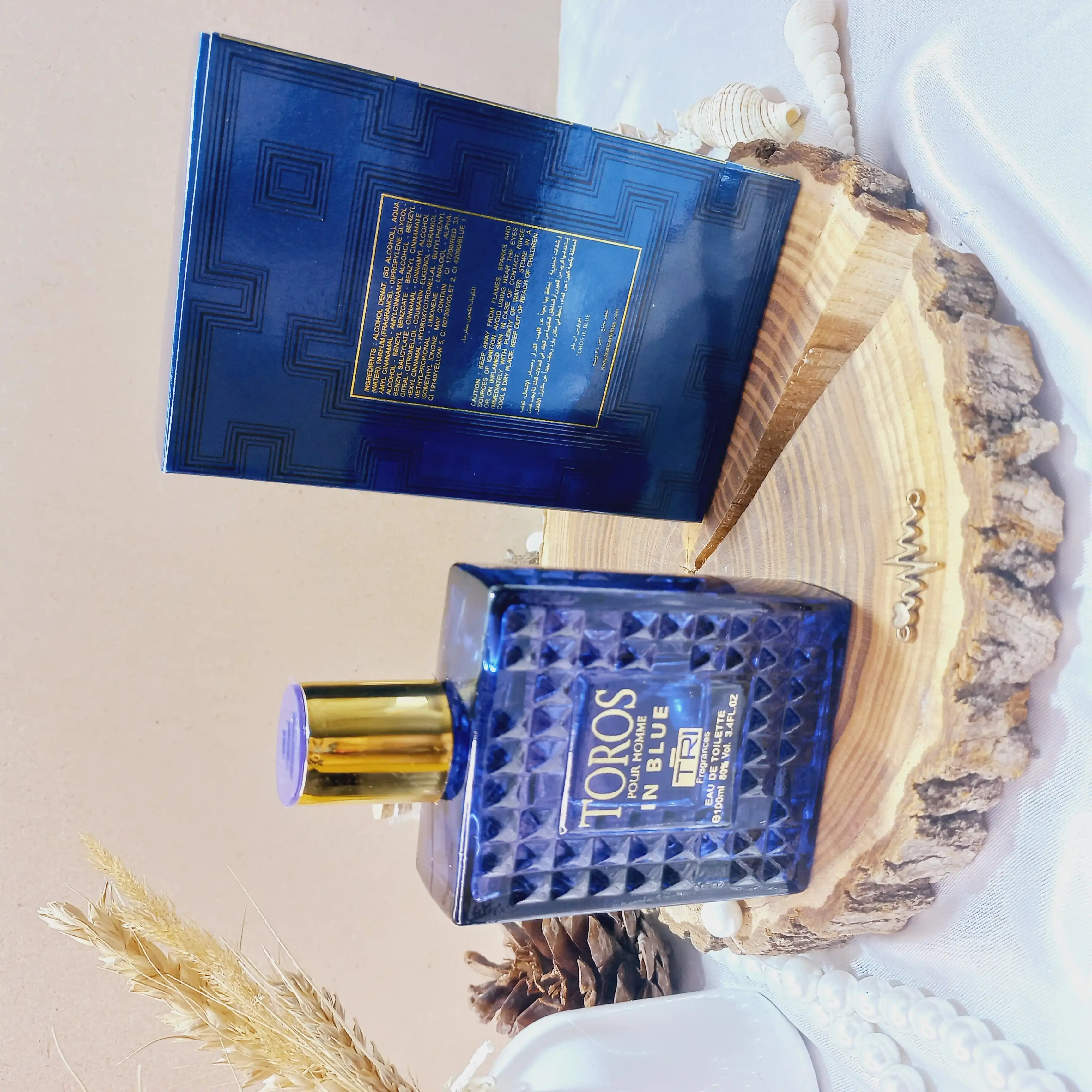 ادکلن TOROS IN BLUE مردانه (رایحه ورساچه) اورجینال اماراتی