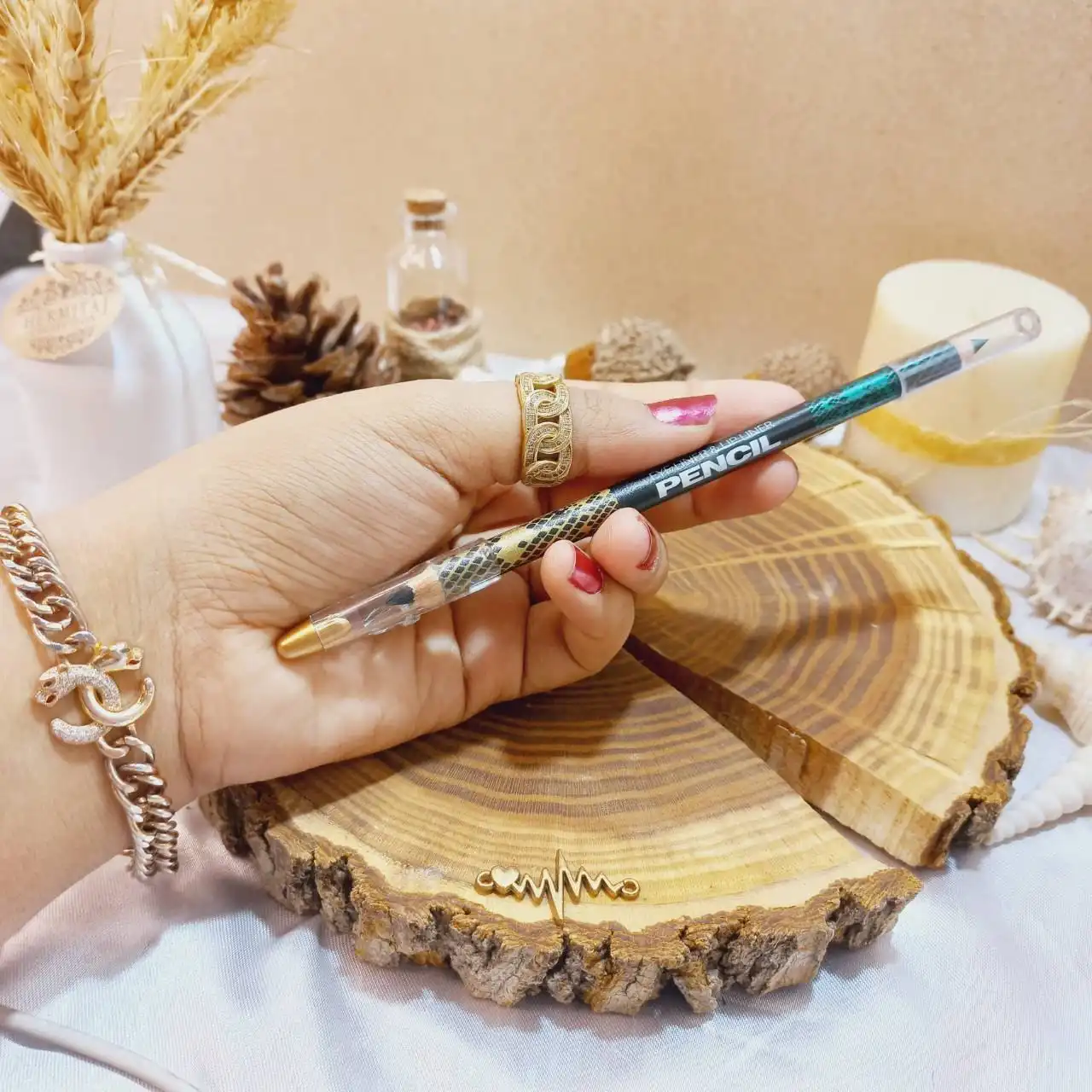 مداد دو سر ابرو و خط لب کیفیت عالی تراش دار برند پنسیل PENCIL