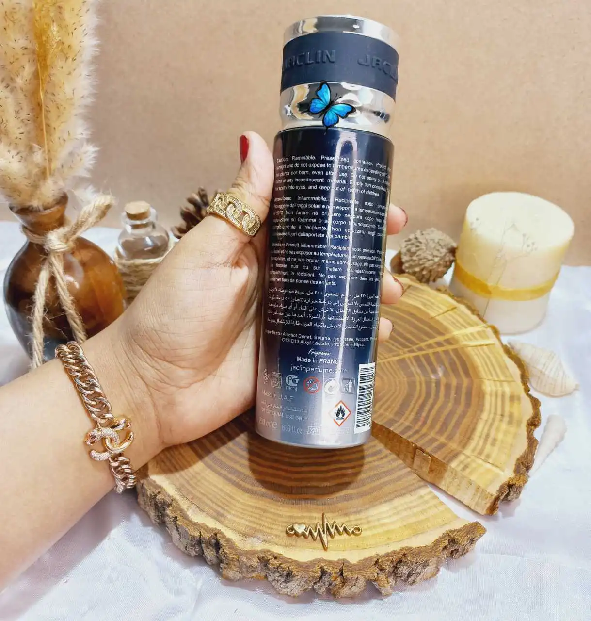 اسپری اماراتی ژاکلین کالکشن حجم 250 میل مدل SUEVACE