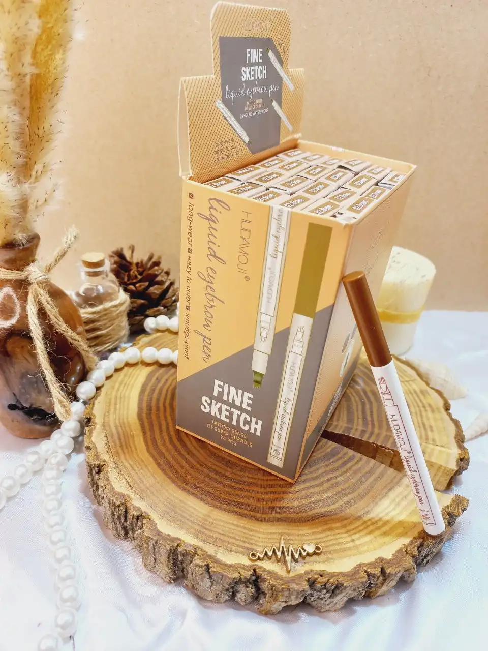 هاشور ابرو 4 تیکه شماره 2 هدی موجی