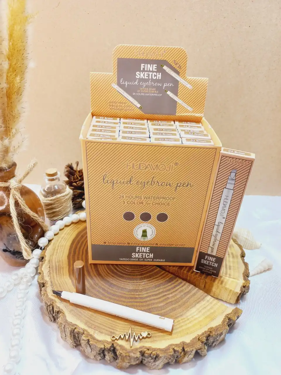 هاشور ابرو 4 تیکه شماره 2 هدی موجی