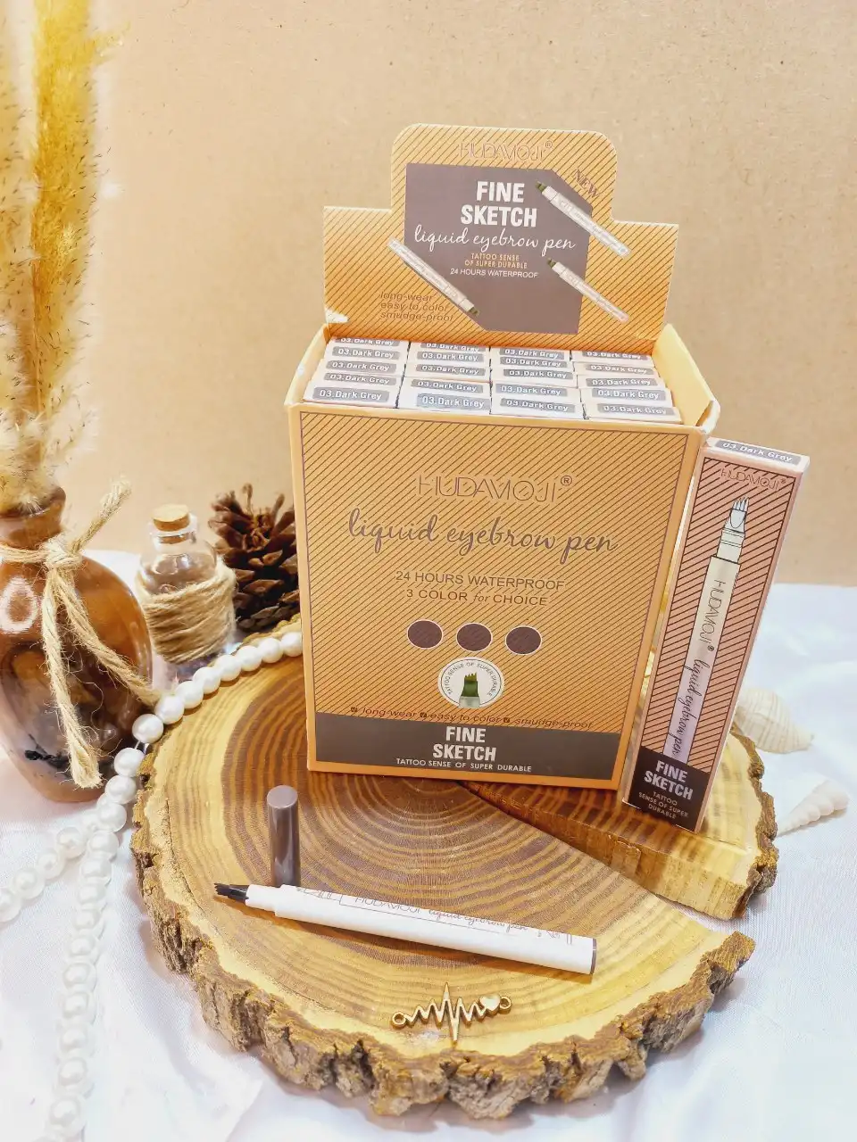 هاشور ابرو 4 تیکه شماره 3 هدی موجی