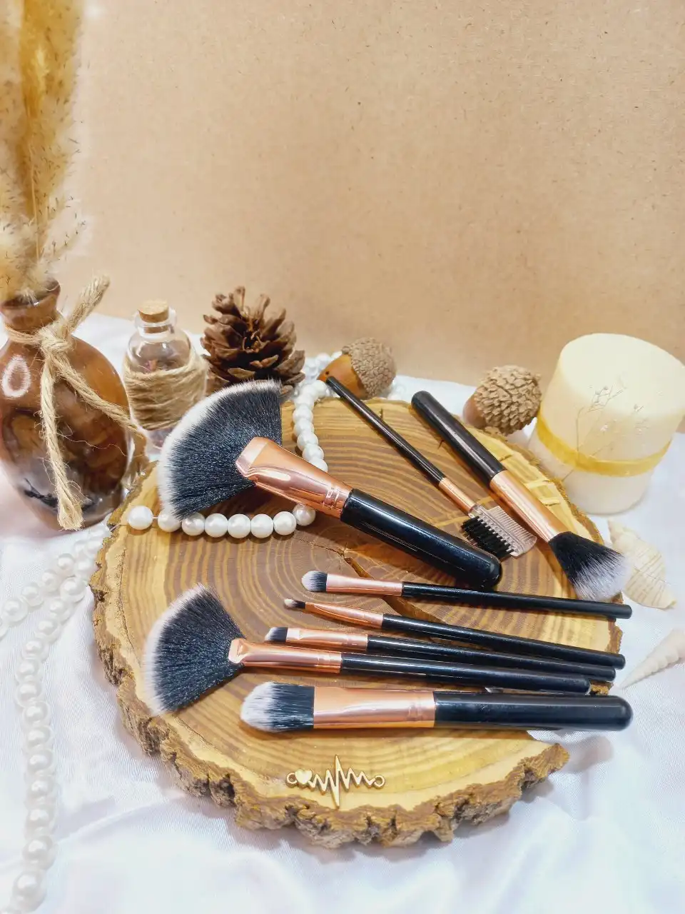 پک 8 عددی براش رنگ مشکی ناین بیوتی Nine9 Beauty