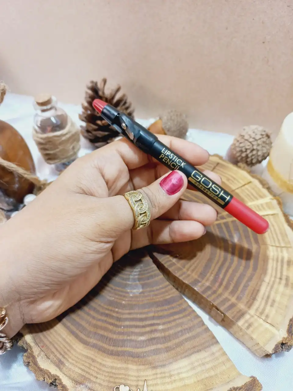 رژلب مدادی تراش دار گاش GOSH پوکه مشکی | پخش عمده