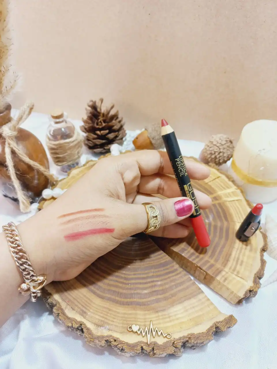 رژلب مدادی تراش دار گاش GOSH پوکه مشکی | پخش عمده