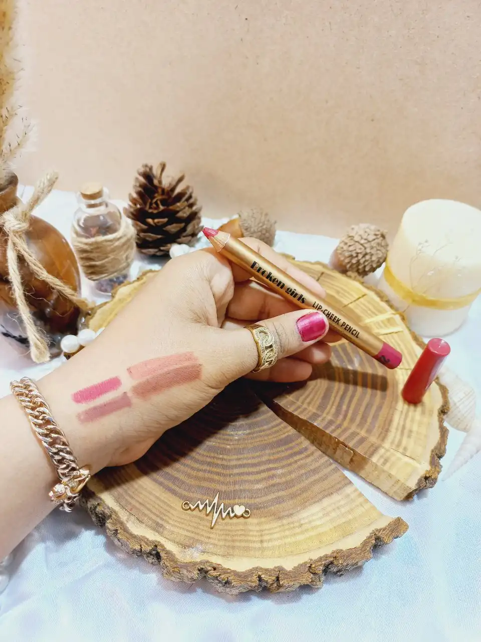 رژ لب مدادی بروکن گرلز BROKEN GIRLS پک 12 عددی