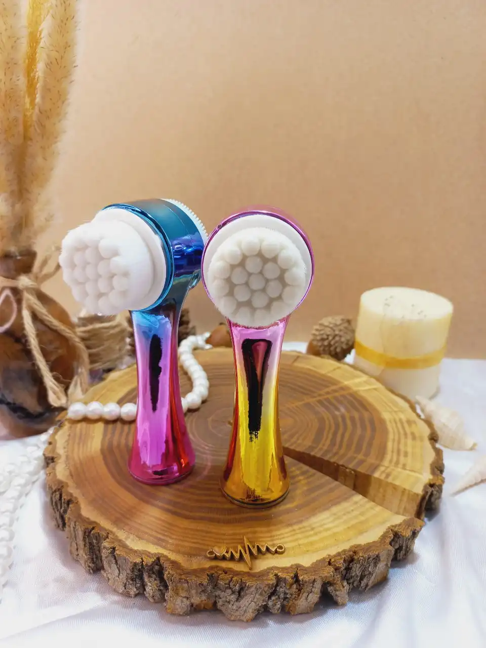 فیس براش دوسر چکشی هلوگرامی طلق دار