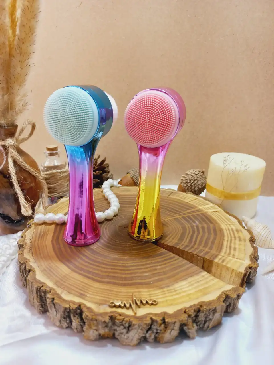 فیس براش دوسر چکشی هلوگرامی طلق دار