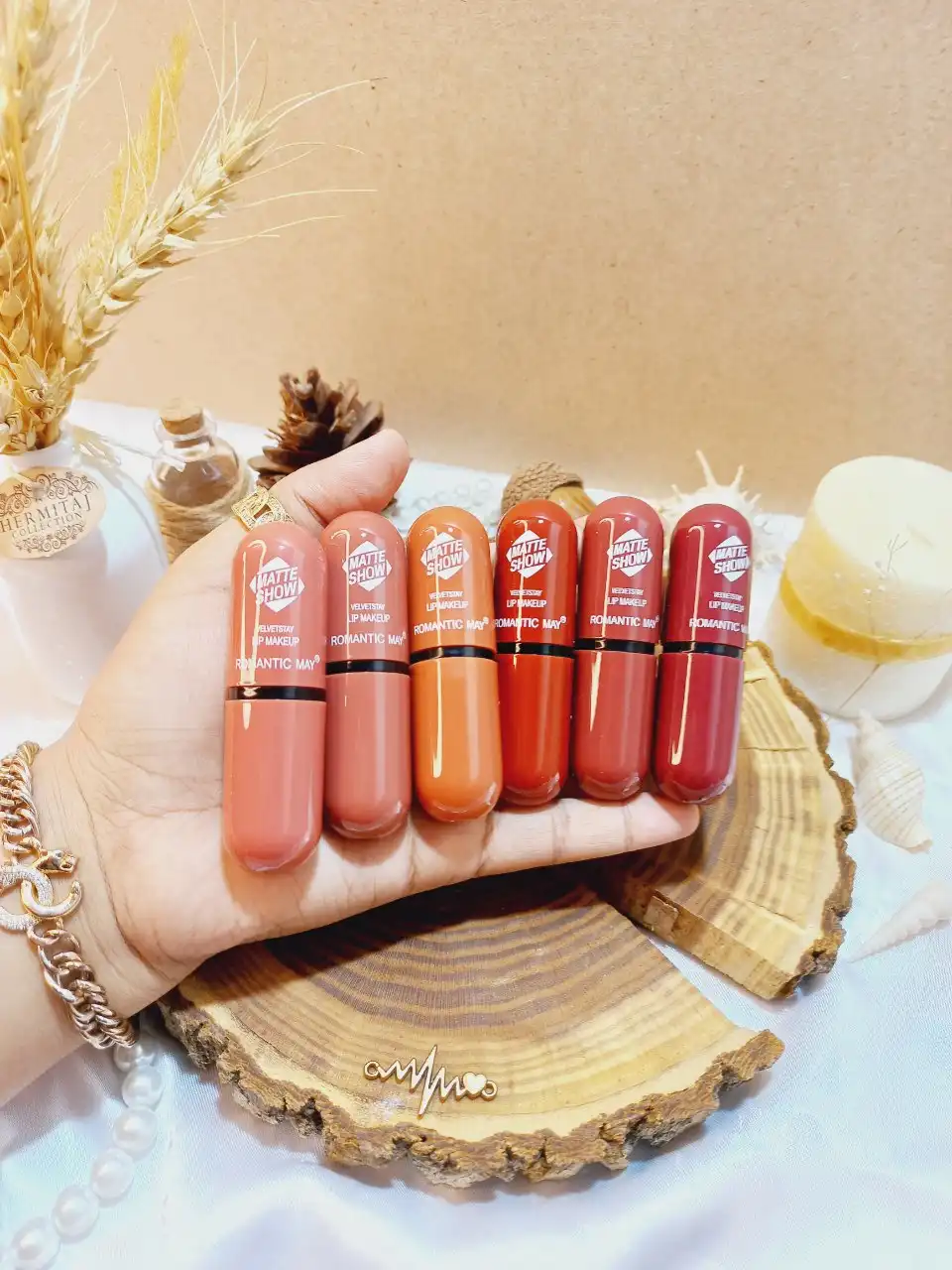 رژ جامد پرطرفدار رمانتیک می ROMANTIC MAY کد 2019