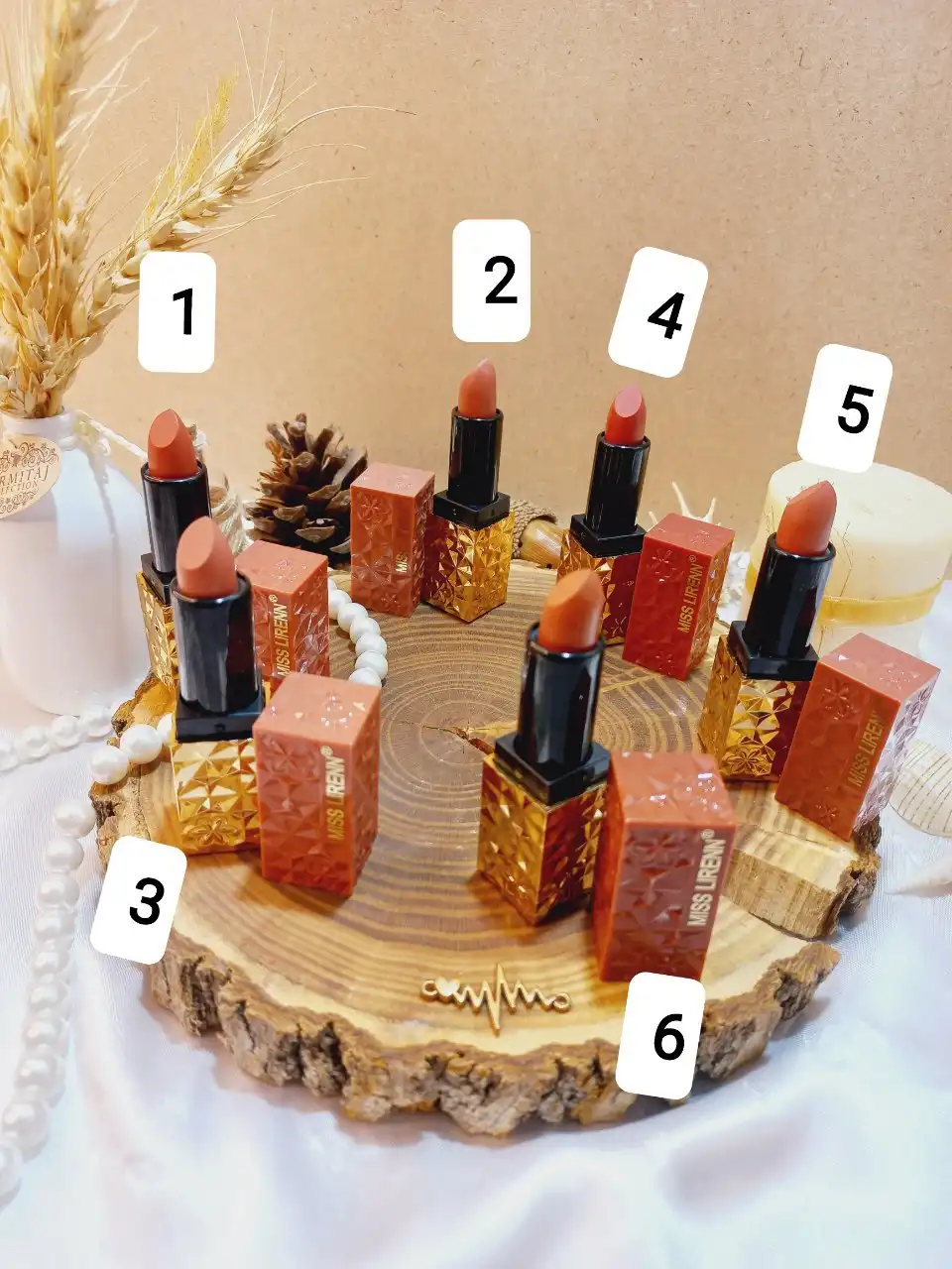 رژ جامد پرطرفدار میس لرن MISS LIRENN کد 6101