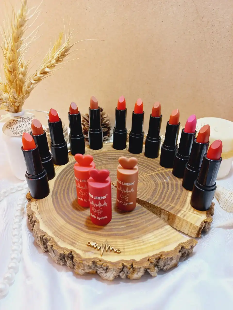 رژ جامد پرطرفدار میس لرن MISS LIRENN کد 6136