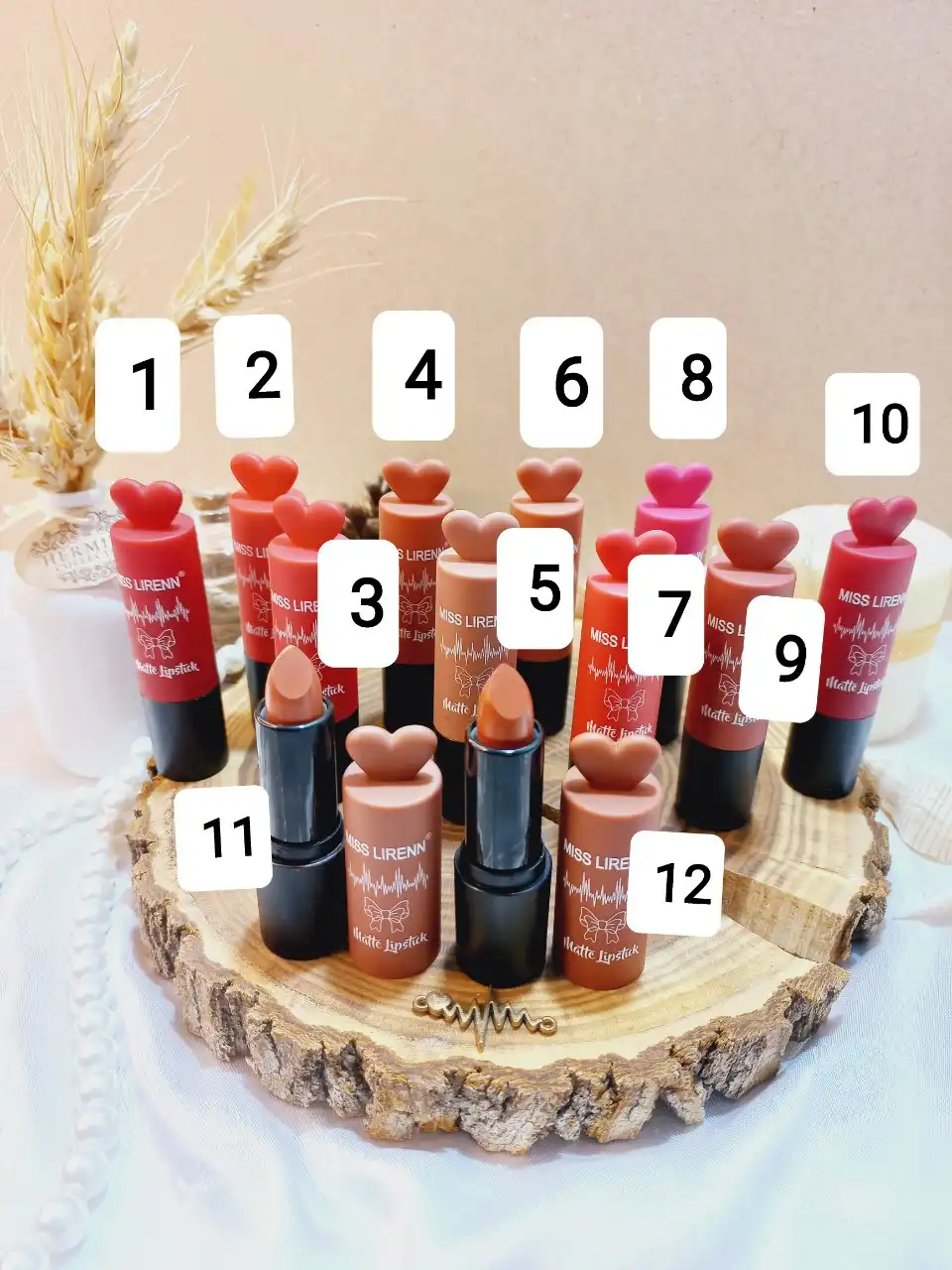 رژ جامد پرطرفدار میس لرن MISS LIRENN کد 6136