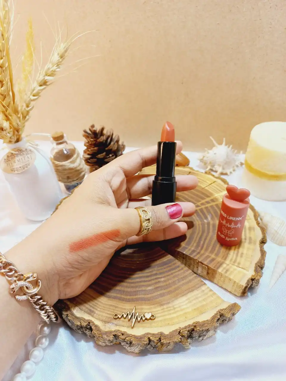 رژ جامد پرطرفدار میس لرن MISS LIRENN کد 6136