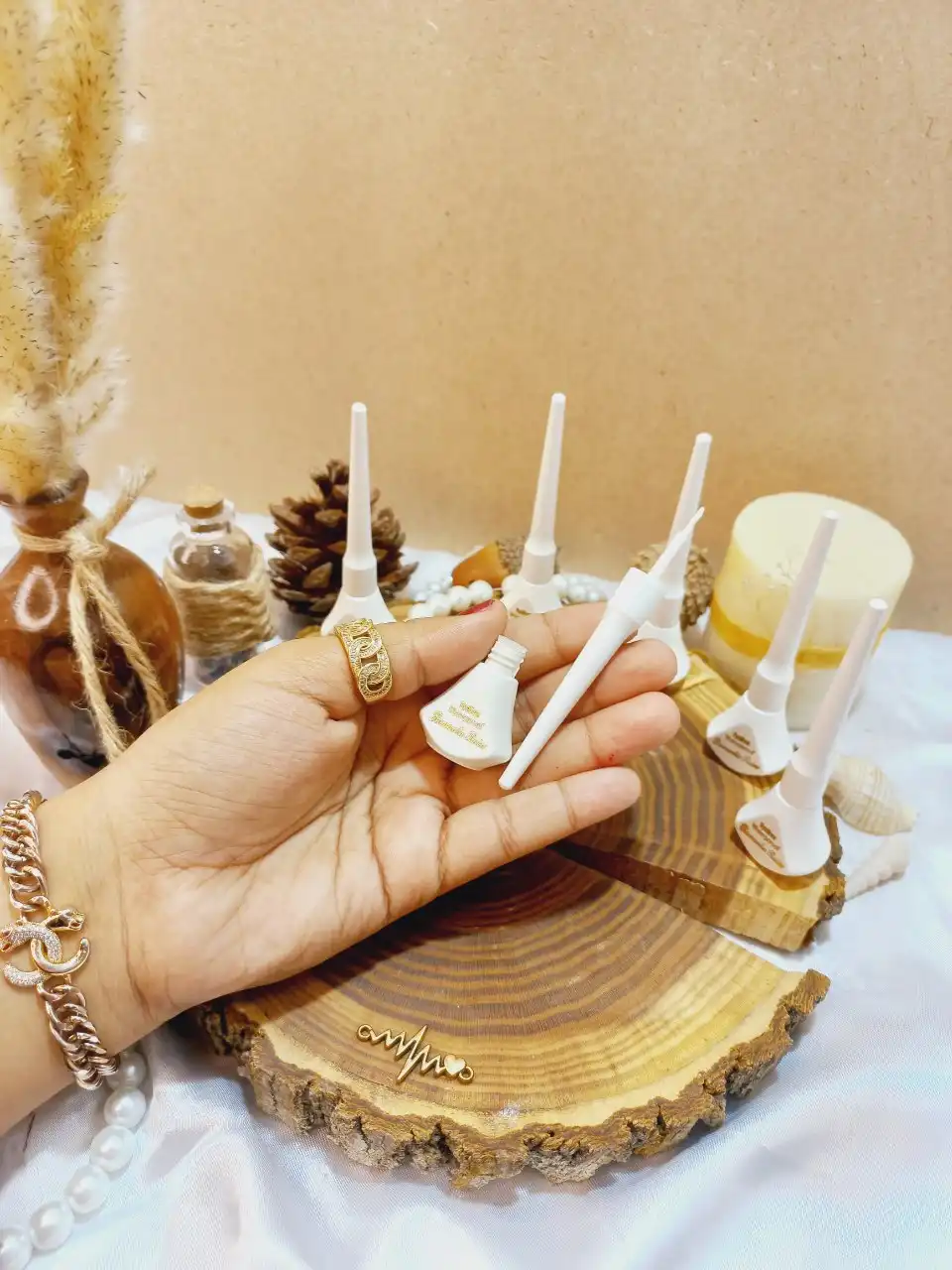 خط چشم کوزه ای سفید رمانتیک رین romantic rain کد Y176