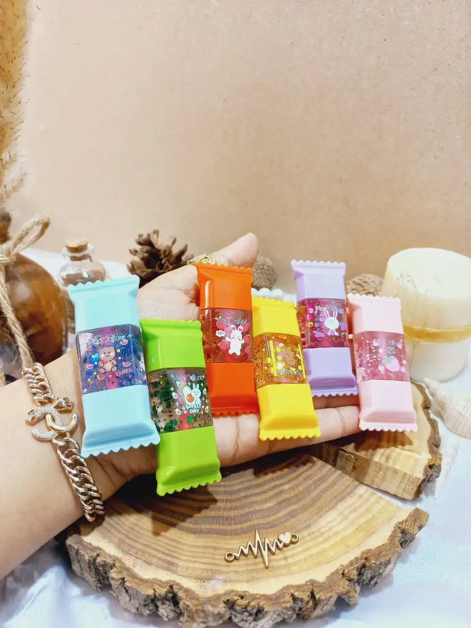 برق لب حرارتی طرح شکلاتی برند معتبر moc allure