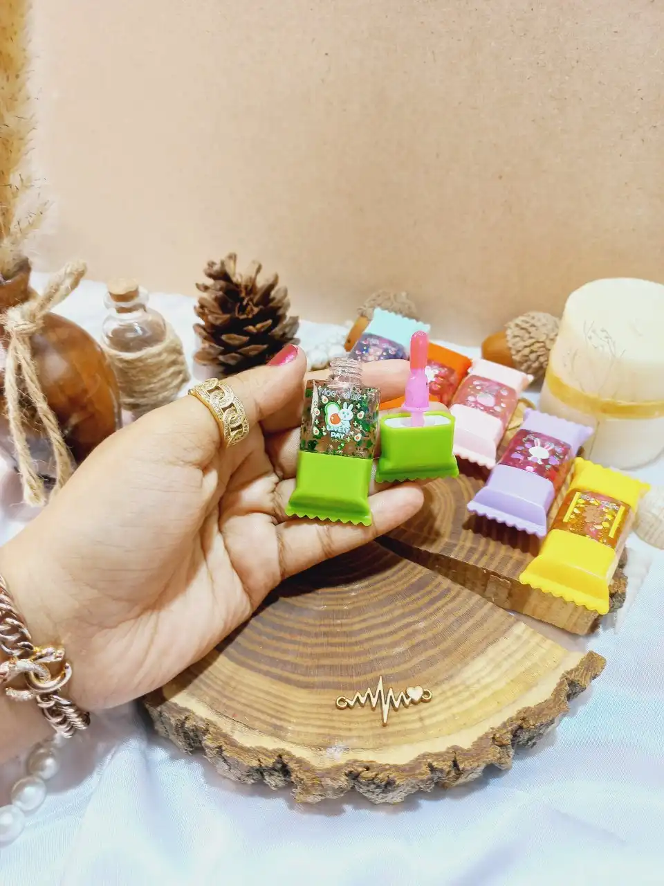 برق لب حرارتی طرح شکلاتی برند معتبر moc allure