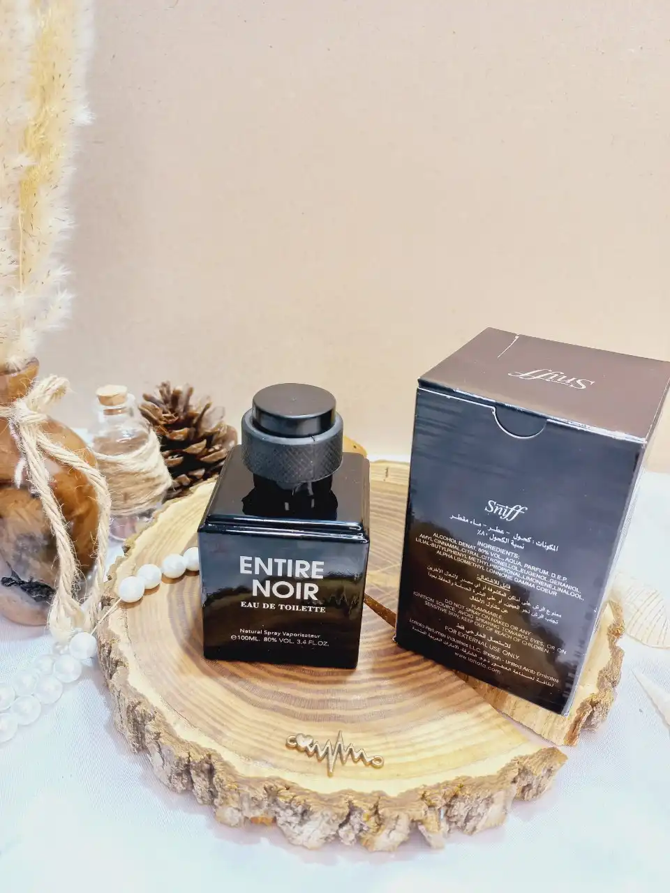 ادکلن لالیک انکر نویر ENTIRE NOIR حجم 100 میلی لیتر اورجینال اماراتی