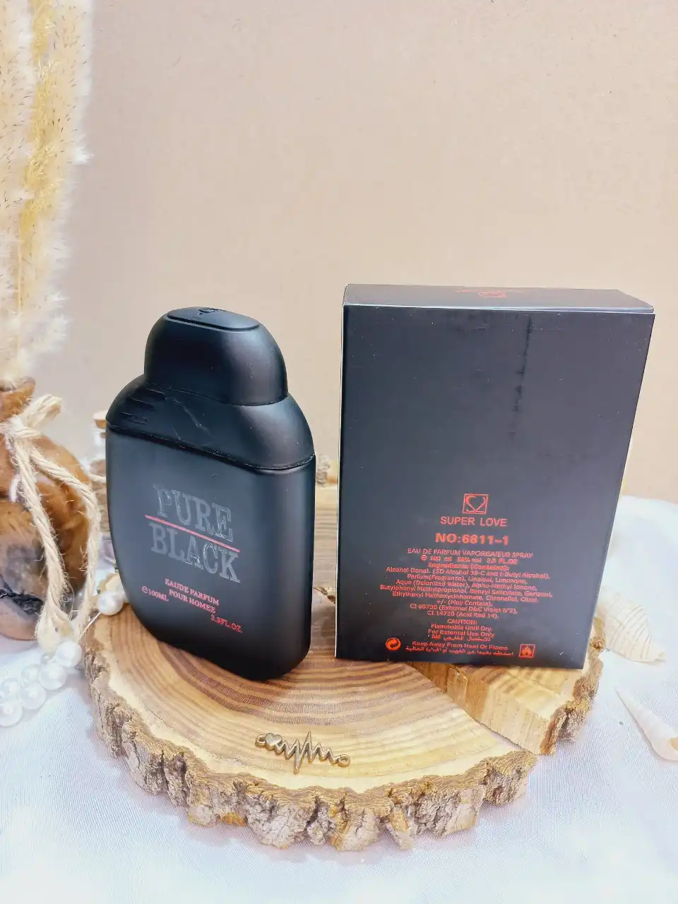 ادکلن پور بلک Pure Black حجم 100 میلی لیتر اورجینال اماراتی