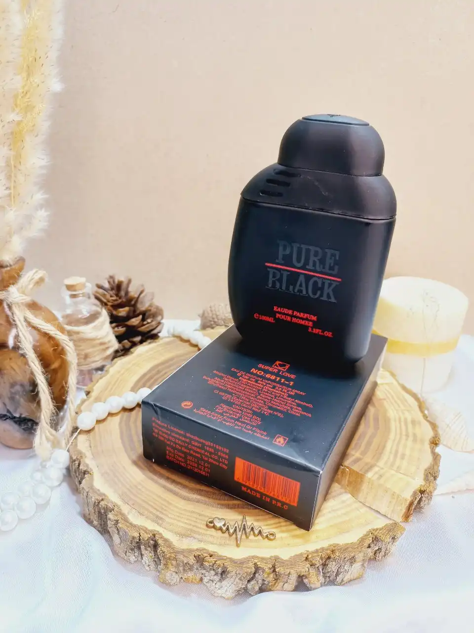 ادکلن پور بلک Pure Black حجم 100 میلی لیتر اورجینال اماراتی