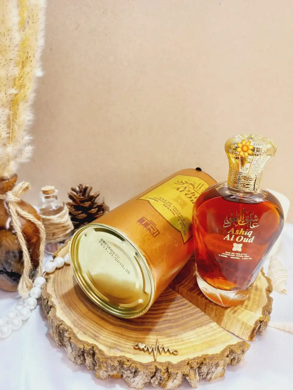 ادکلن عاشق العود ASHIQ AL OUD حجم 100 میلی لیتر اورجینال اماراتی