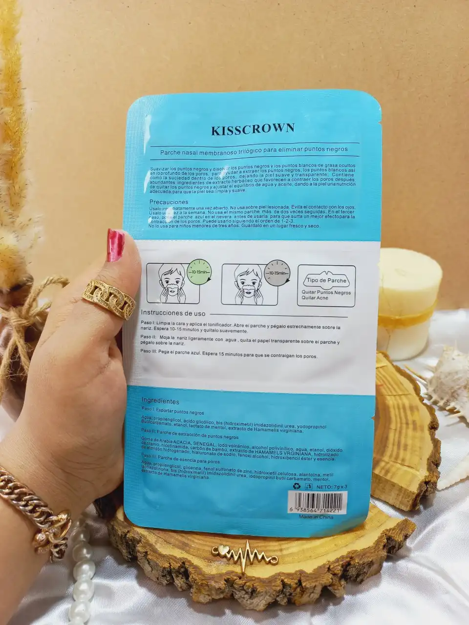 ماسک بینی سه مرحله ای کیس کرون KISSCROWN کد 714221