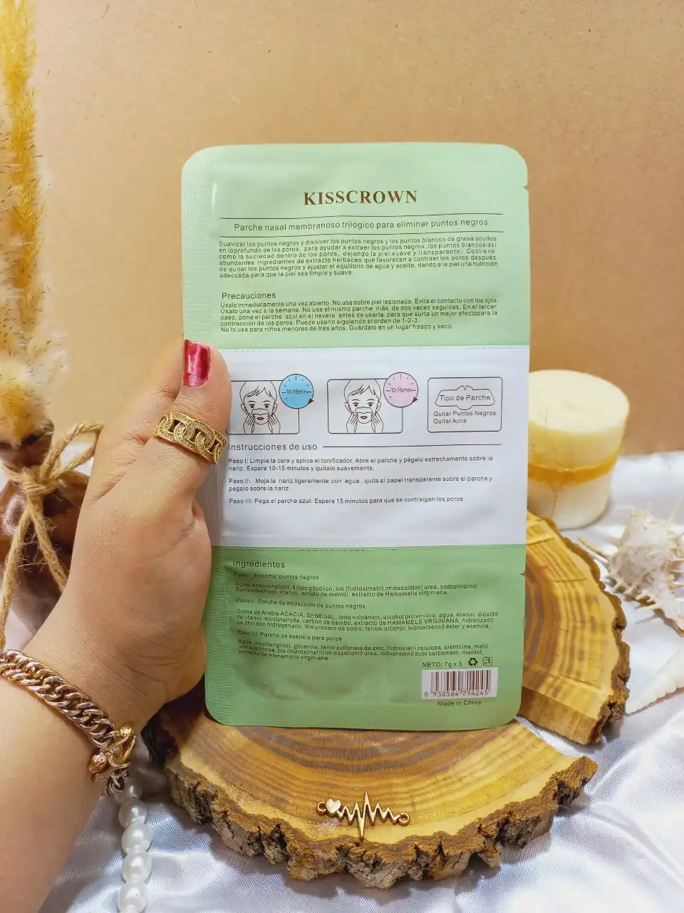 ماسک بینی سه مرحله ای کیس کرون KISSCROWN کد 714245