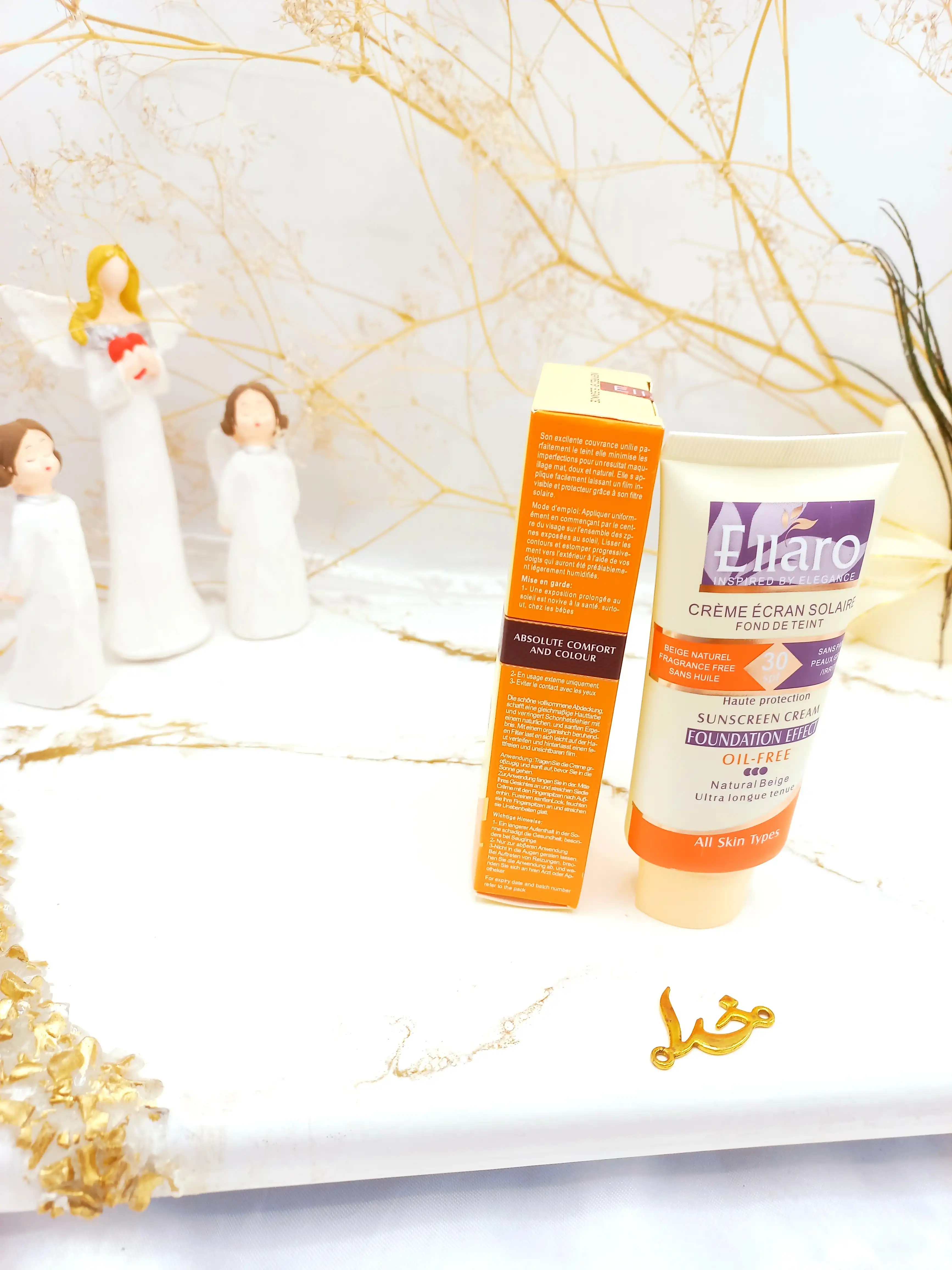 ضد آفتاب رنگی الارو SPF 30 مدل Oil free اورجینال