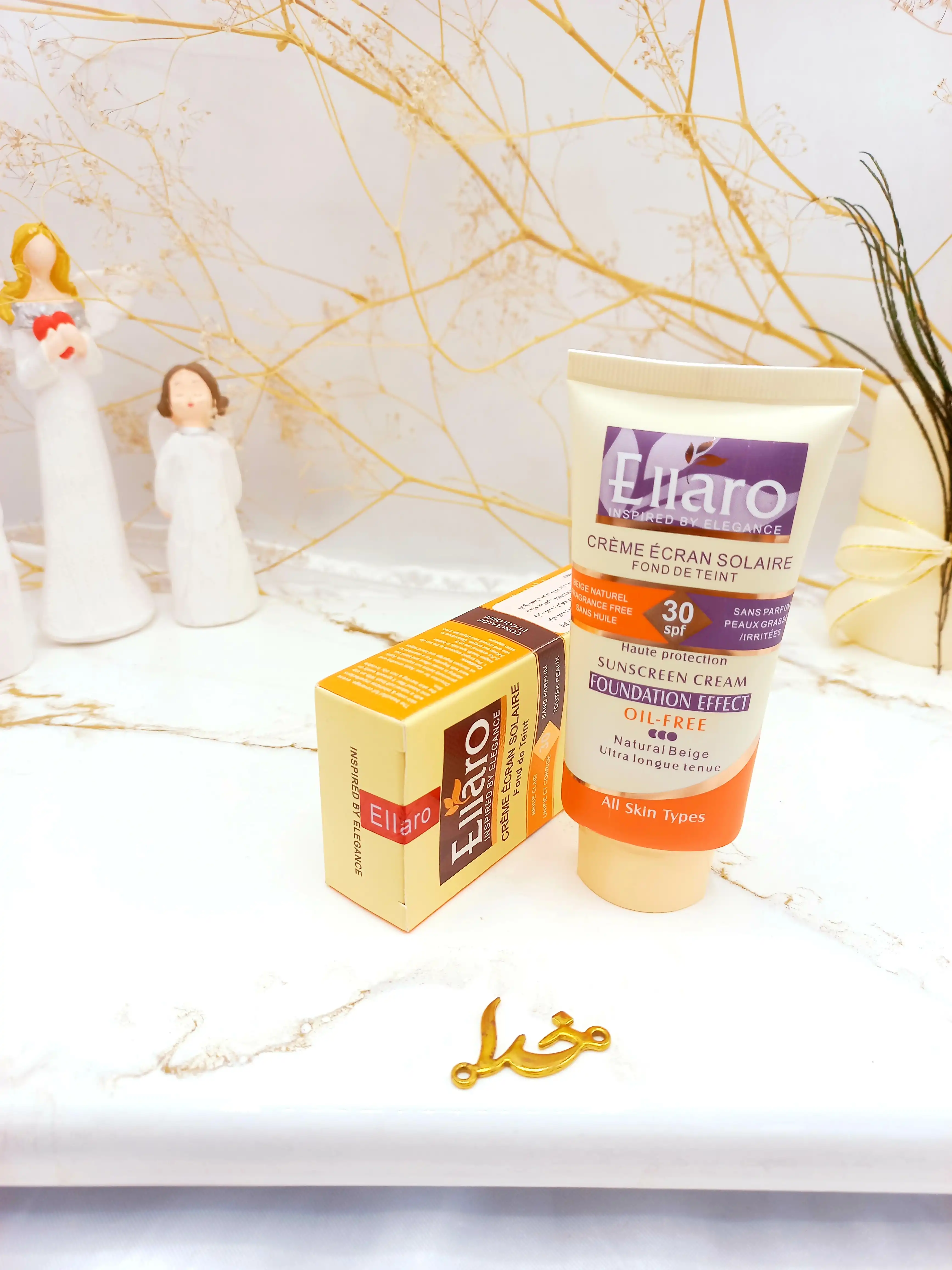 ضد آفتاب رنگی الارو SPF 30 مدل Oil free اورجینال