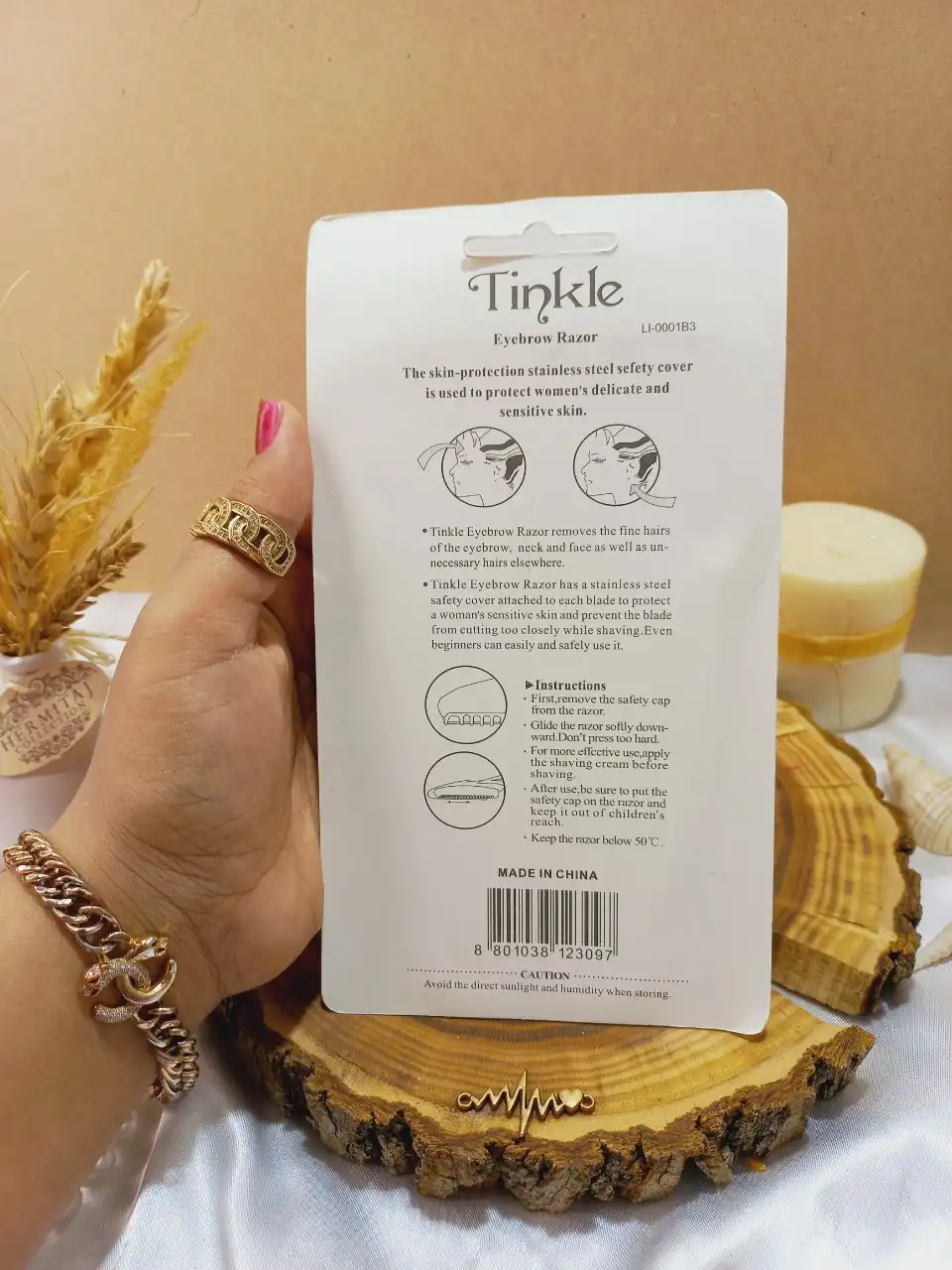 پک تیغ ابرو 6 عددی تینک Tincke