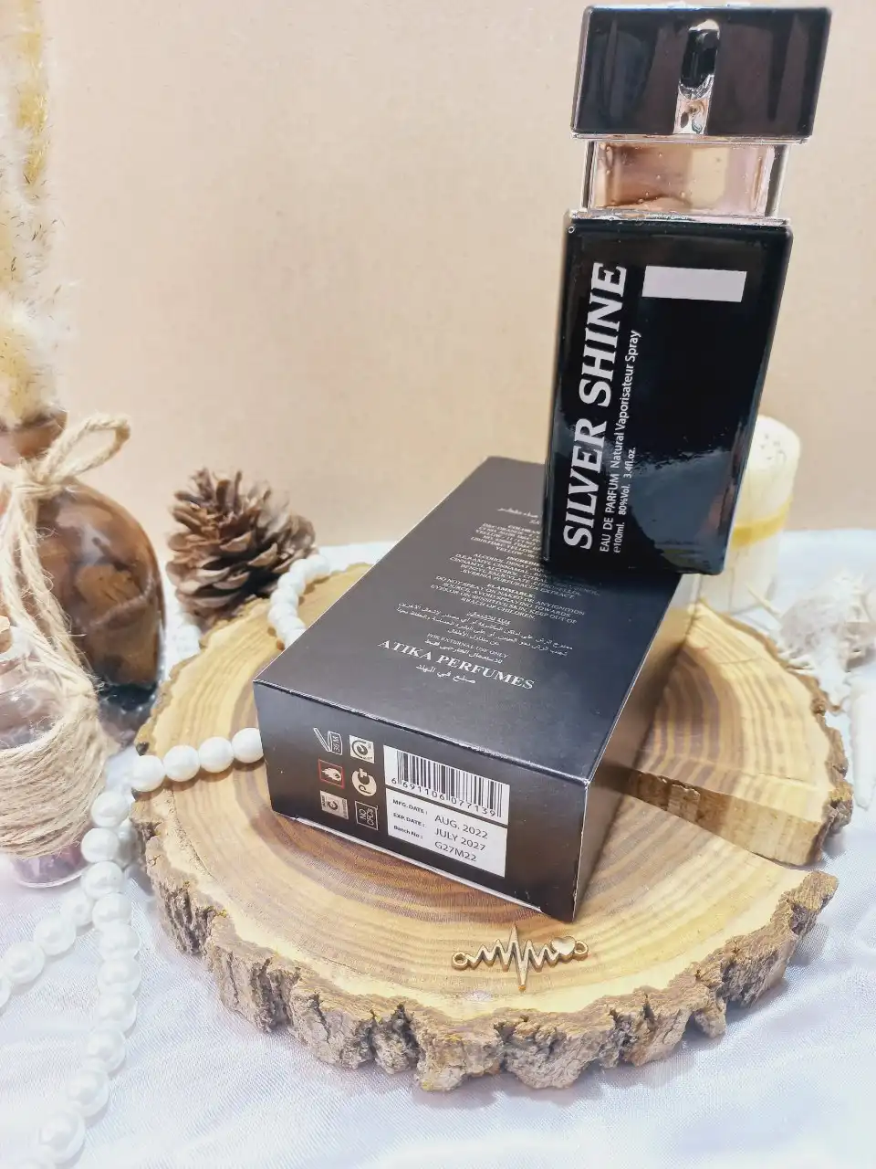 ادکلن سیلور شاین SILVER SHINE  حجم 100 میلی لیتر اورجینال اماراتی کد 77139