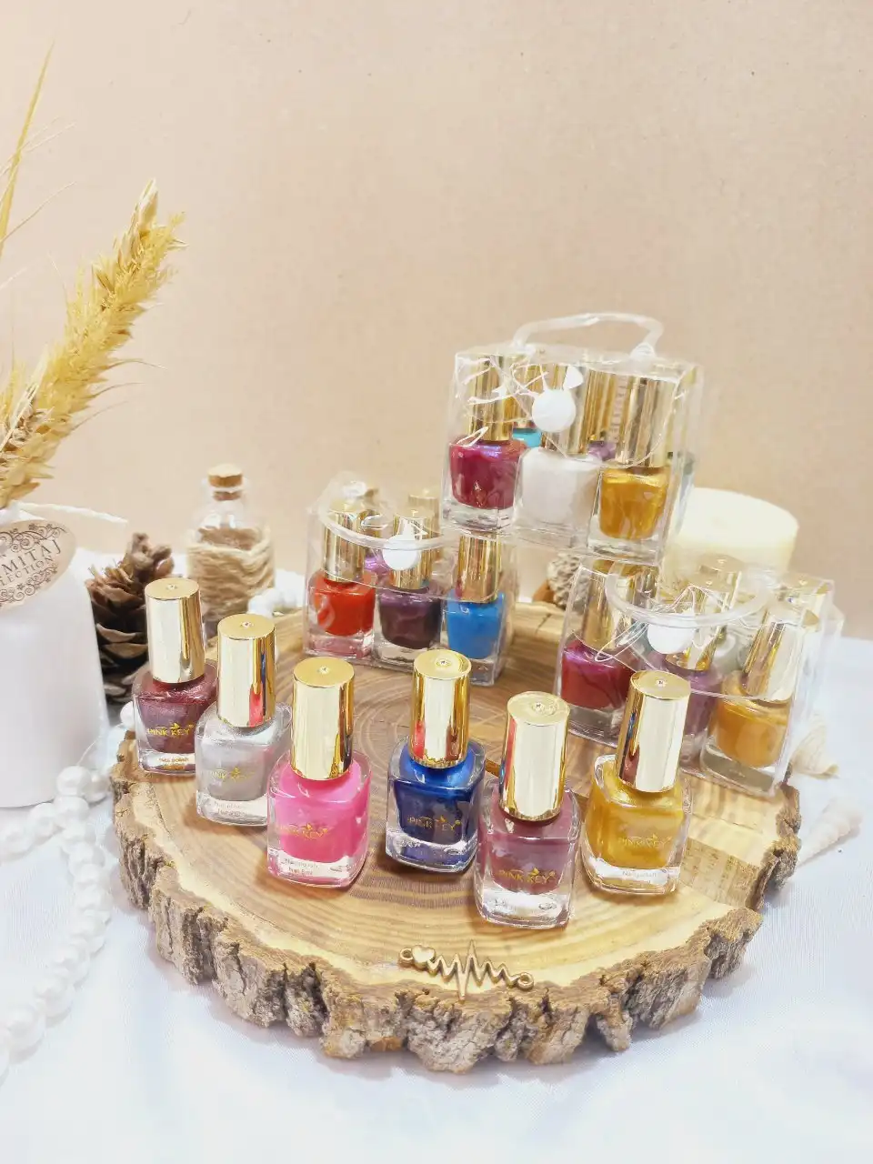 پک 6 تایی لاک دسته دار کیفی پینک کی pink key