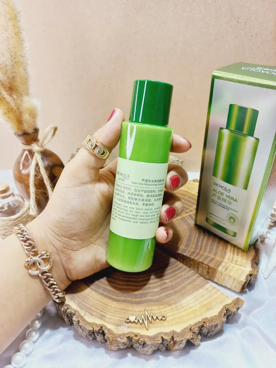 تونر مرطوب کننده آلوئه ورا 120 میل بیوآکوا BIOAQUA کد BQY93511