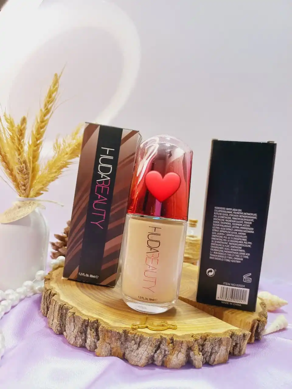 کرم پودر پرطرفدار هدی بیوتی HUDABEAUTY درب قرمز