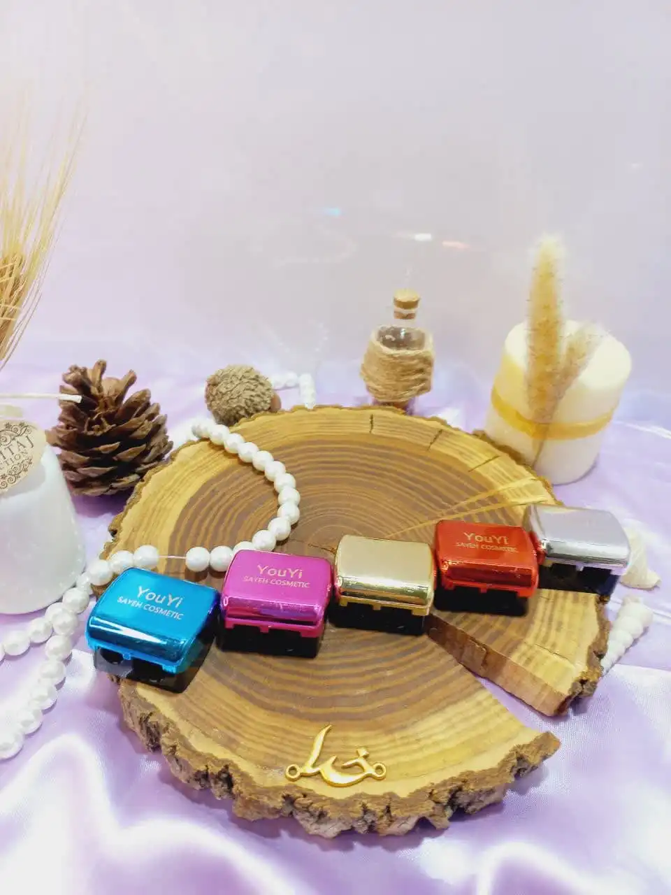 مداد تراش آرایشی دوقلو رنگی YOUYI | پخش عمده