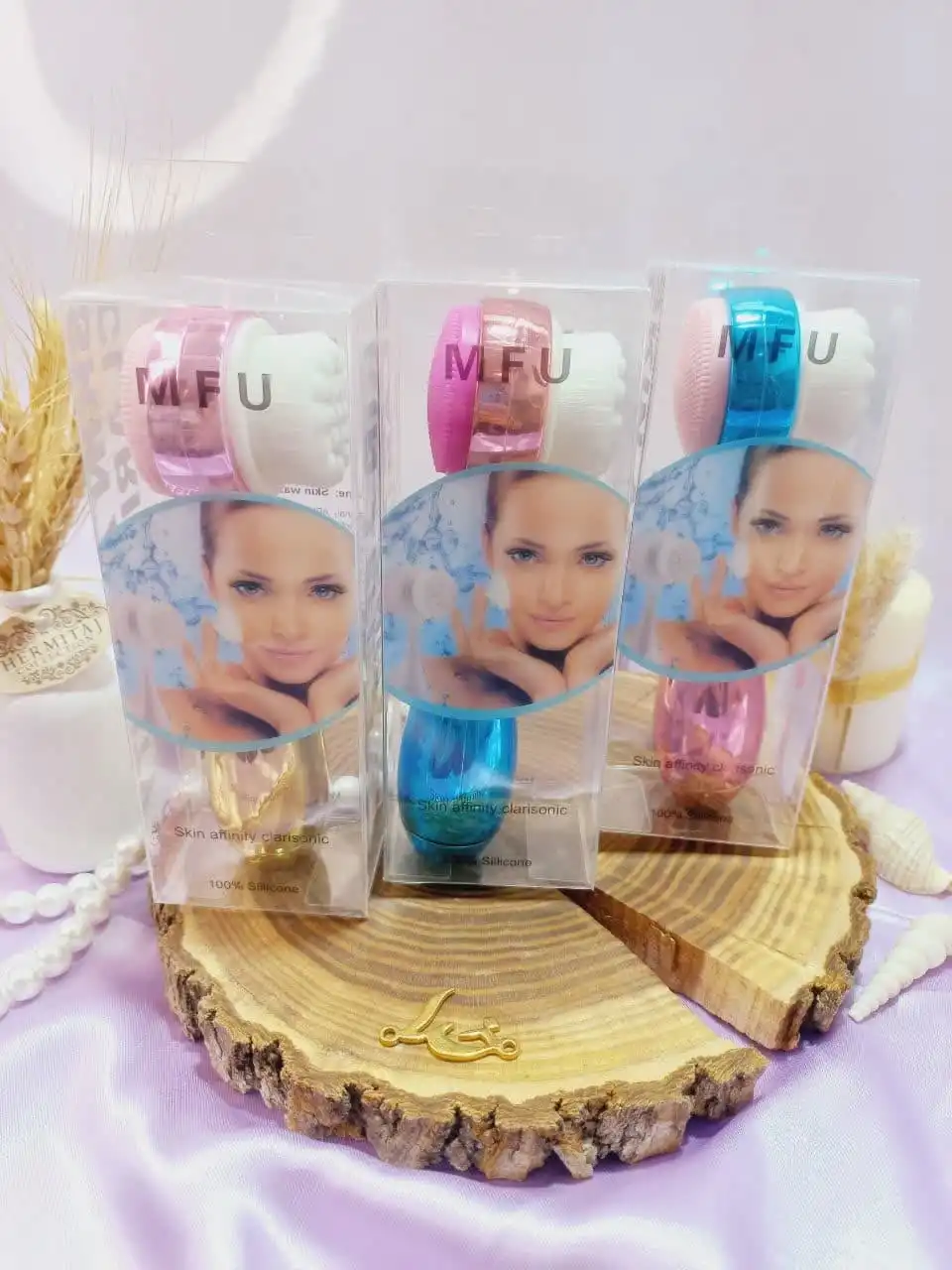 فیس براش دوسر چکشی هلوگرامی طلق دار درجه یک ته گرد