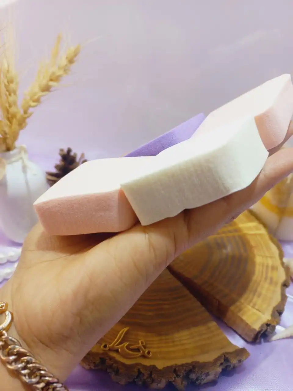 پد آرایشی 4 تکه لوزی Lizel فوق العاده با کیفیت | پخش عمده