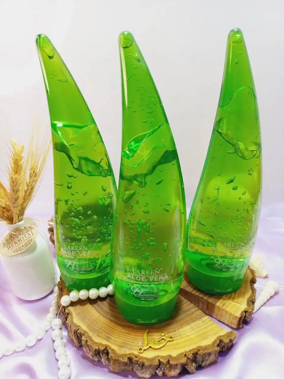 ژل آبرسان مدل لیفتینگ آلوئه ورا 99% لرن LAREEN کد Q004 | پخش عمده