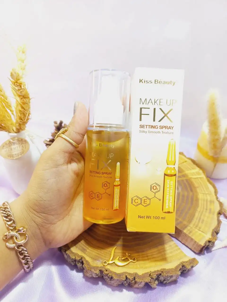 اسپری فیکس با کیفیت مخصوص میکاپ کیس بیوتی KISS BEAUTY کد 235403
