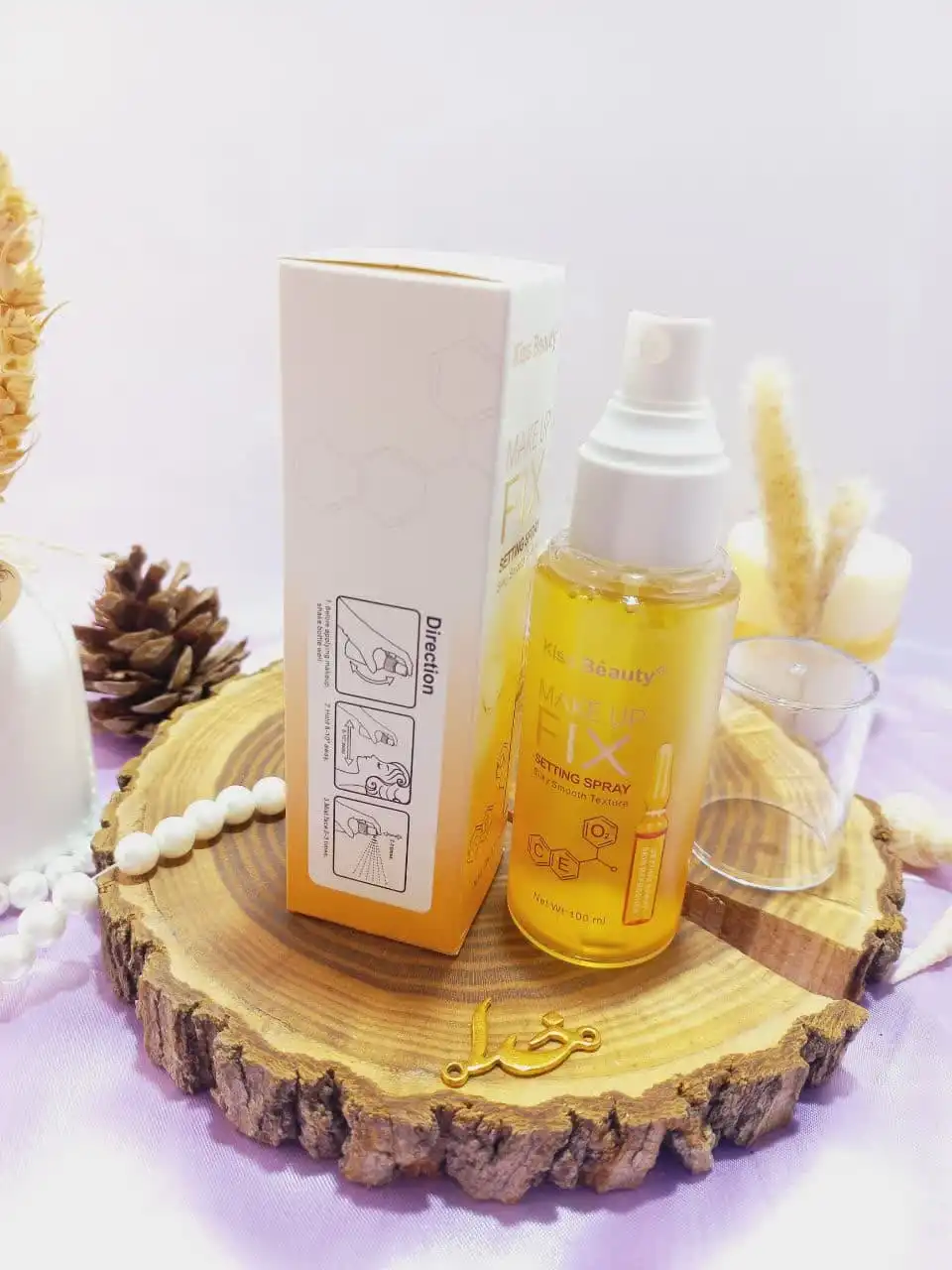 اسپری فیکس با کیفیت مخصوص میکاپ کیس بیوتی KISS BEAUTY کد 235403